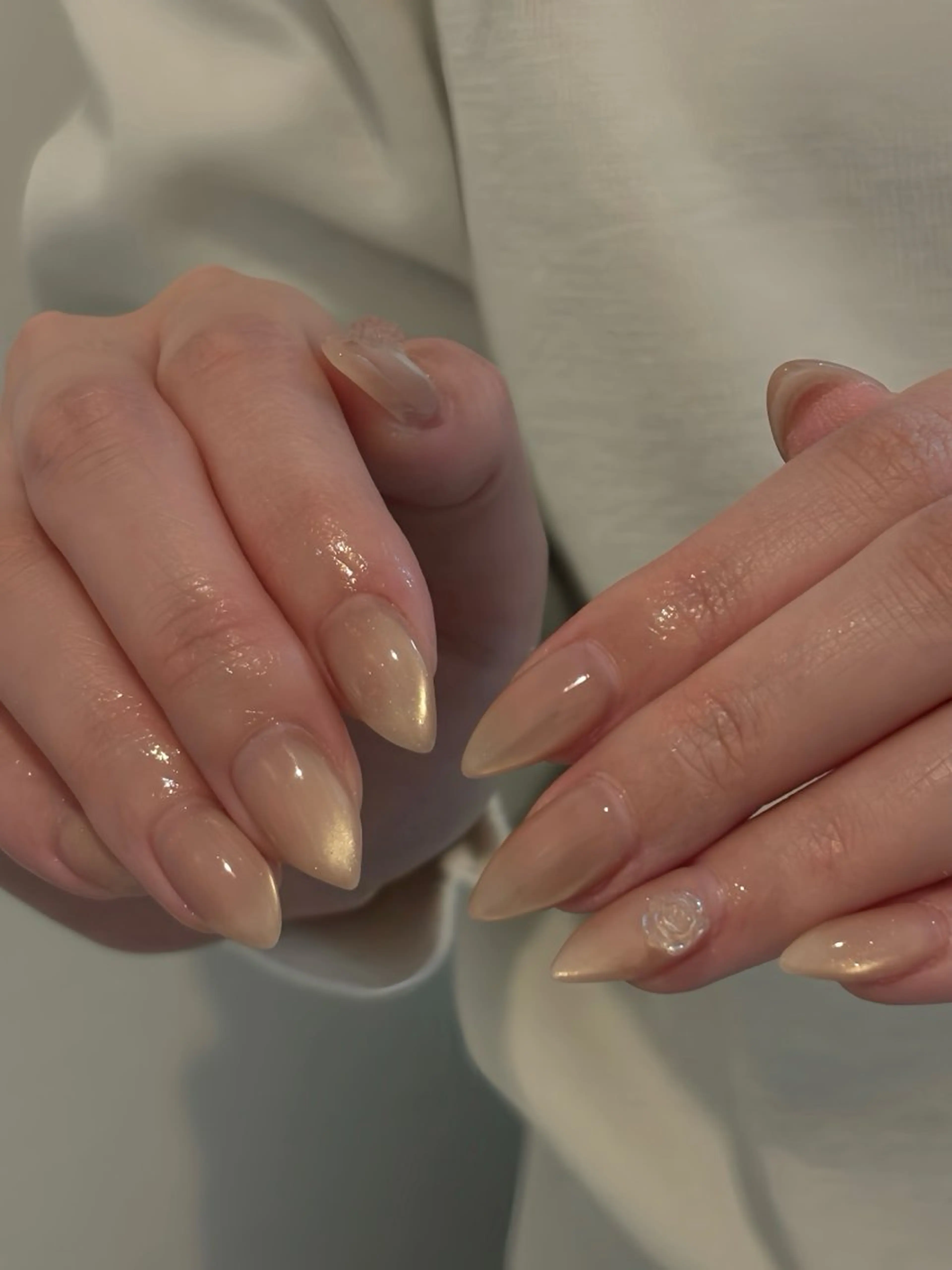 ネイル マグネットネイル マグネットワンカラー ワンカラーネイル filonnail Juna💍のネイルデザイン