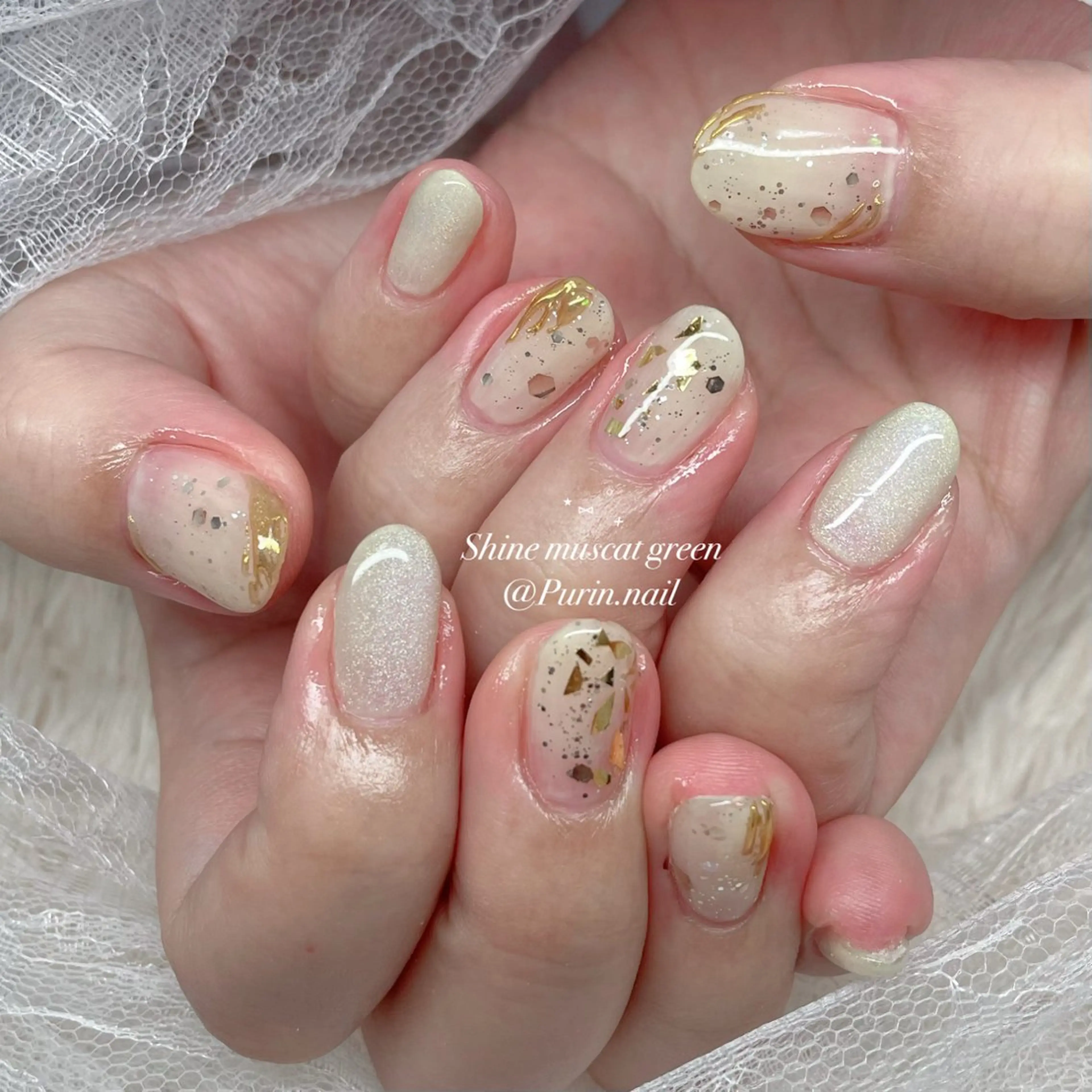 ネイル ハンドネイル Nails by Purin🍮のネイルデザイン