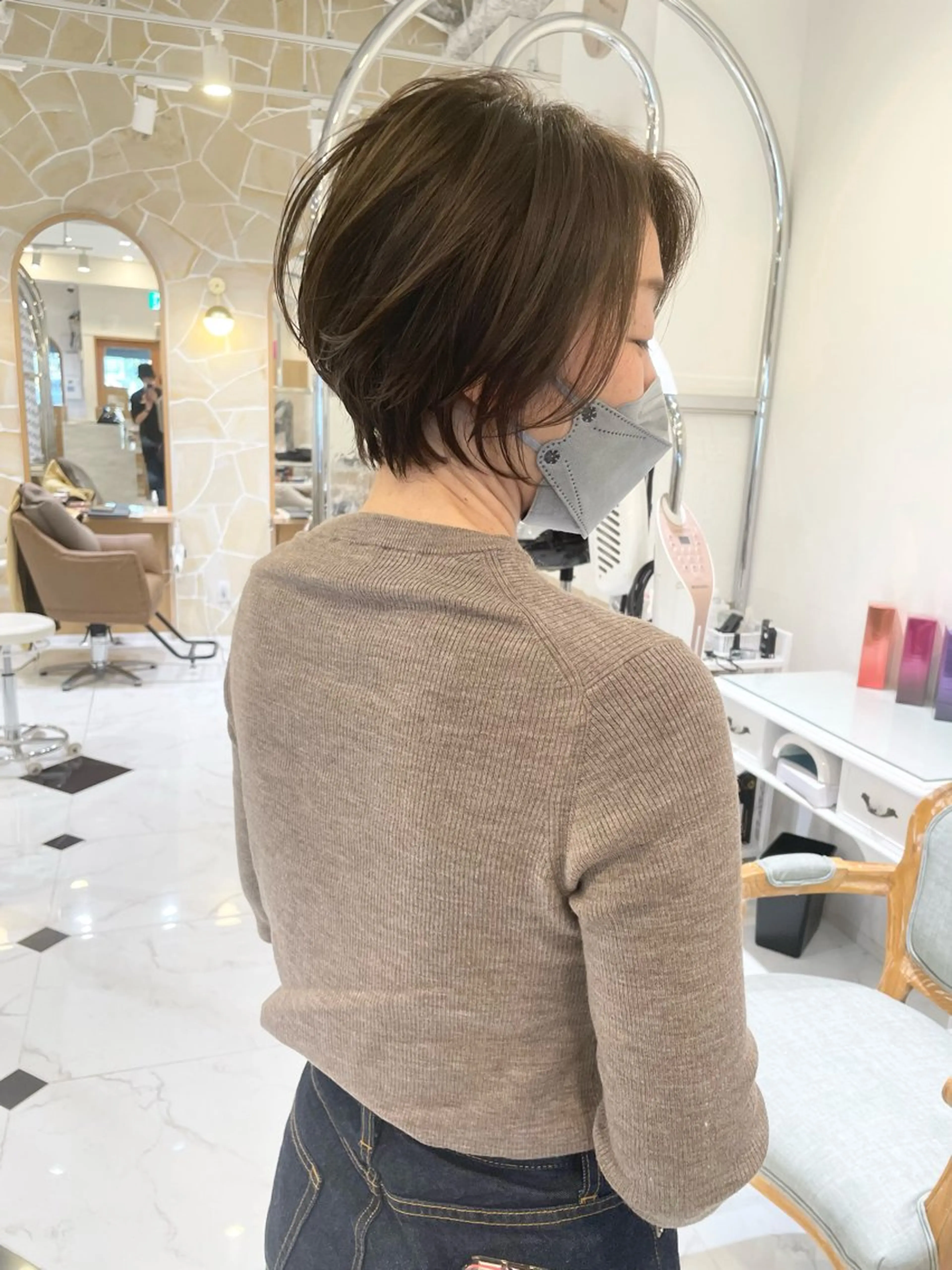 ショート ショートボブ ボブ 似合わせカット ショートヘア 似合わせスタイル 岡田勇哉のヘアスタイル