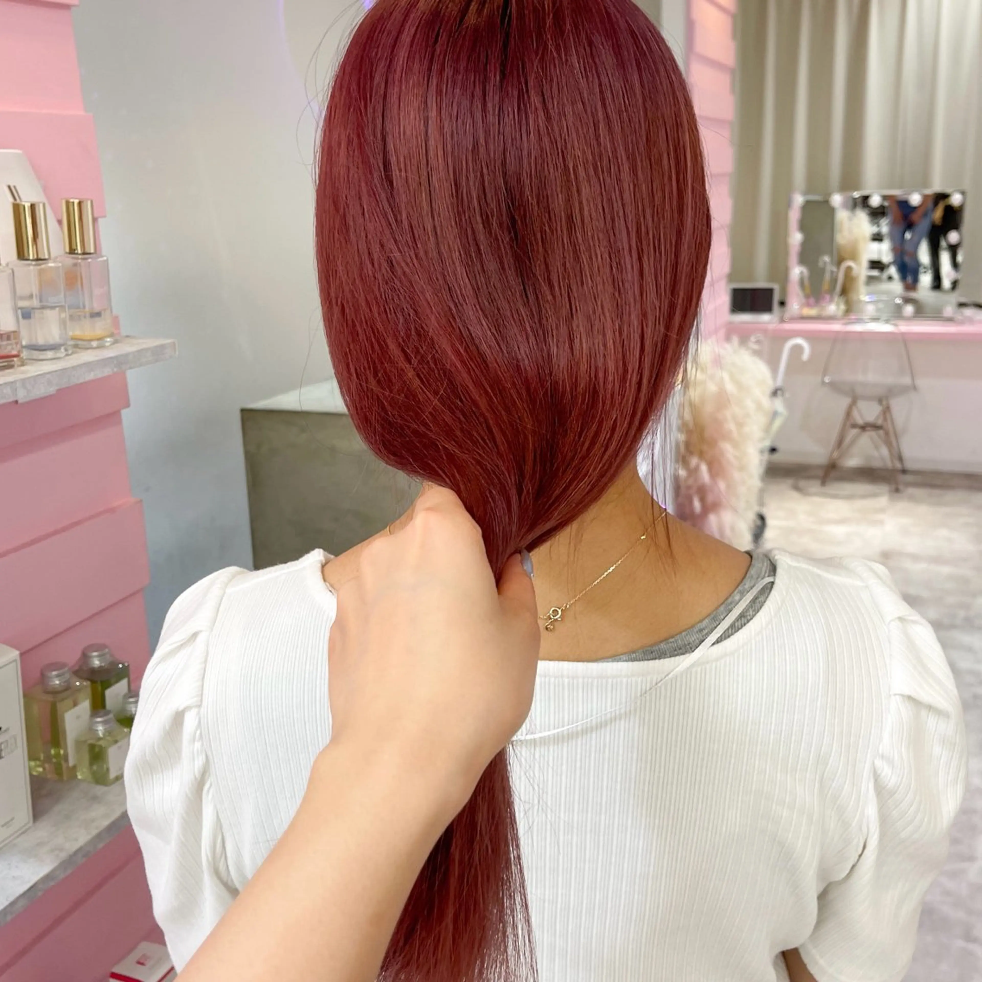 カラー 暖色/ミルクティー /レイヤー/マリア♡のヘアスタイル