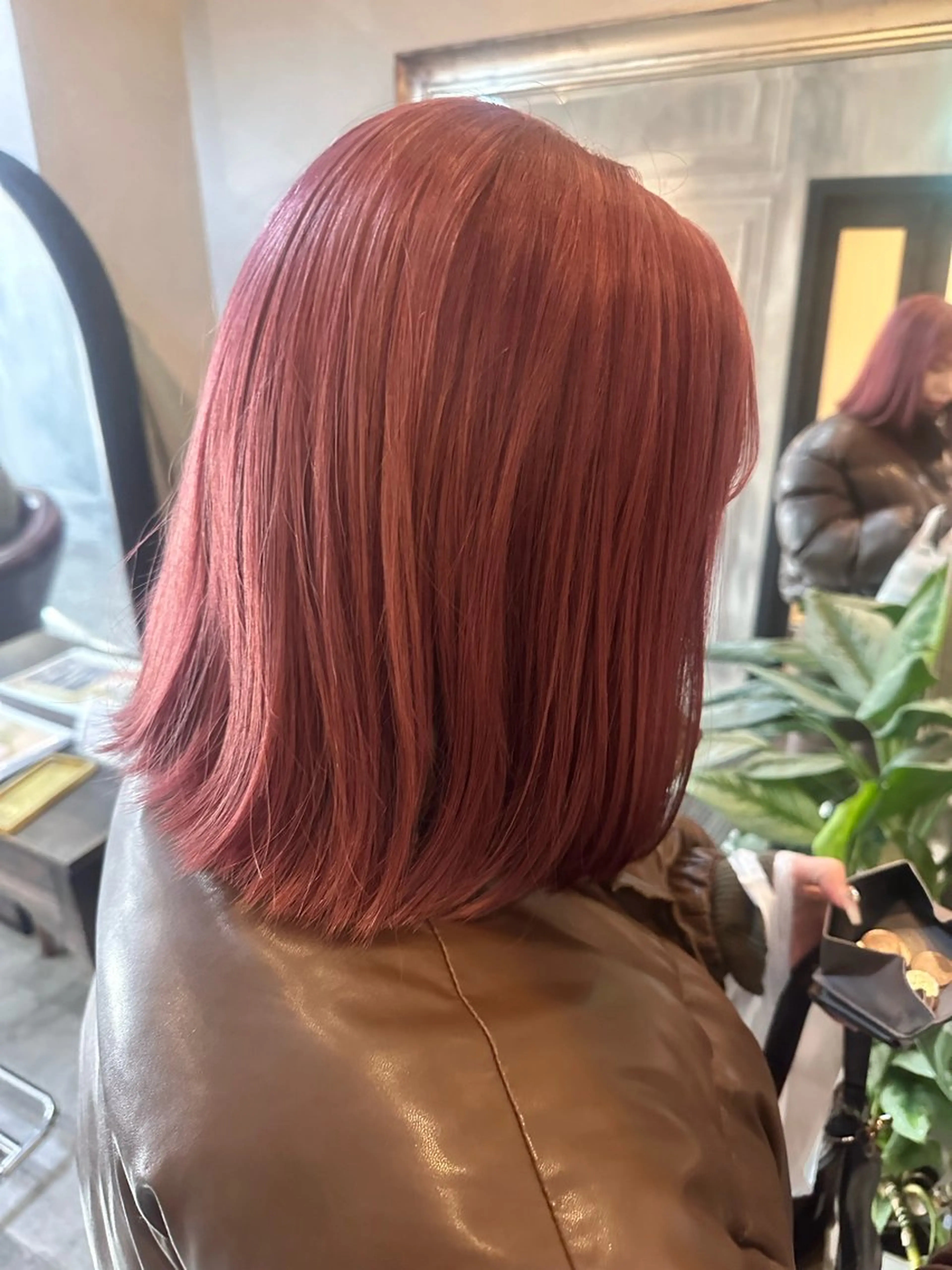 ミディアム カラー カット ヘアカラー パーマ 大須美容師 ぱるのヘアスタイル