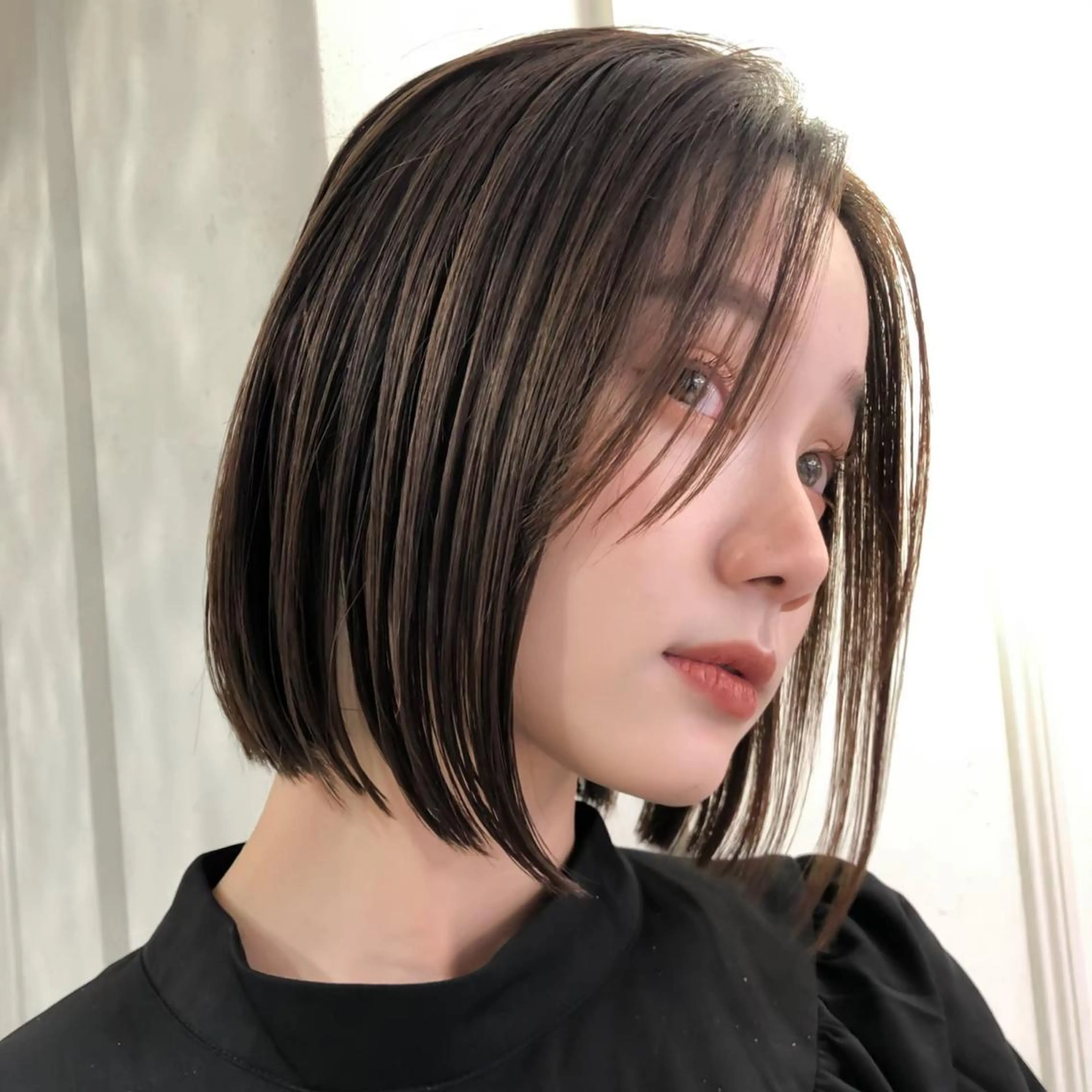 🌧☔️前髪カット＋前髪縮毛矯正（ポイント縮毛矯正）＋髪質改善TR⭐️の写真