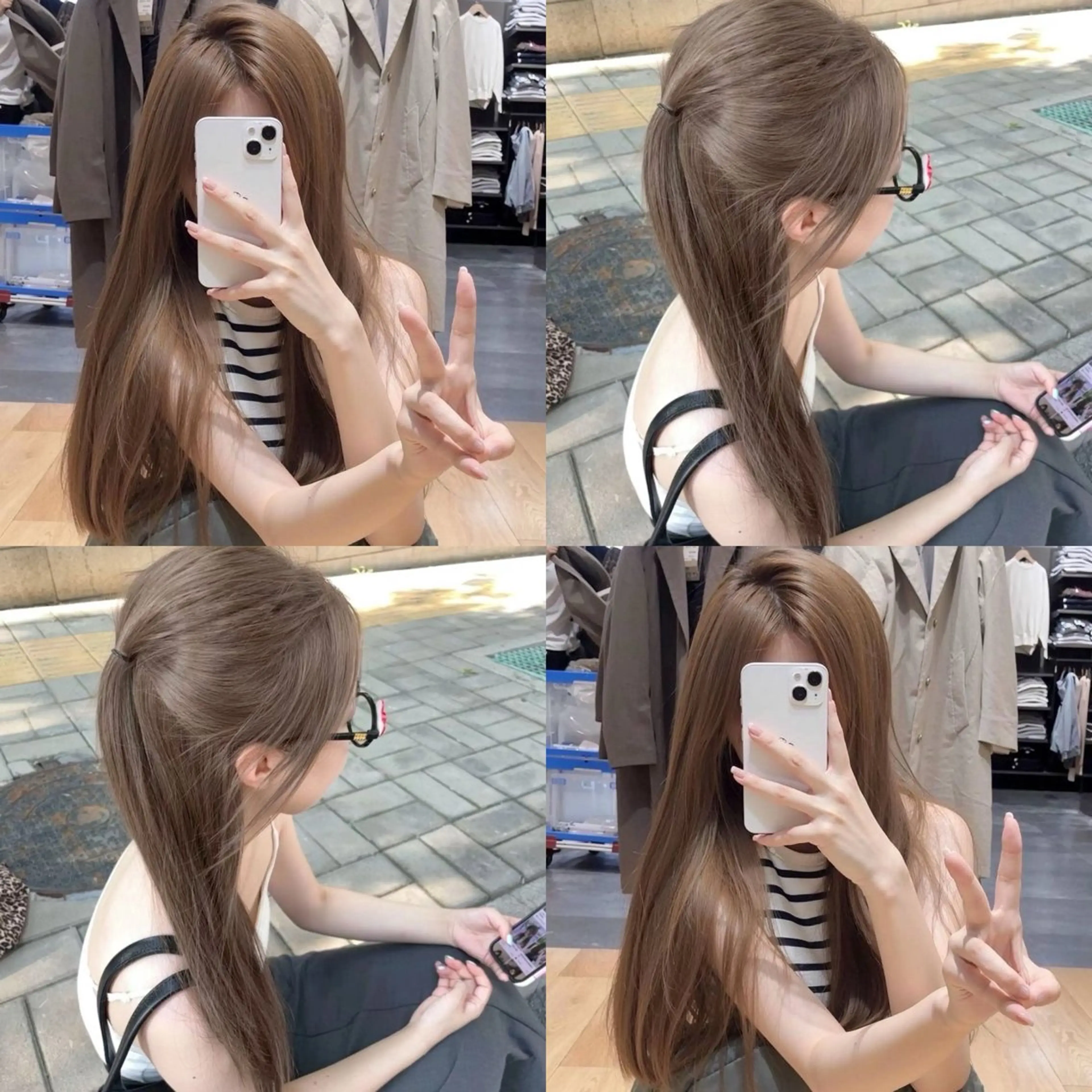 ロング カラー ブリーチなし透明感 艶🌟YOSHIKIのヘアスタイル