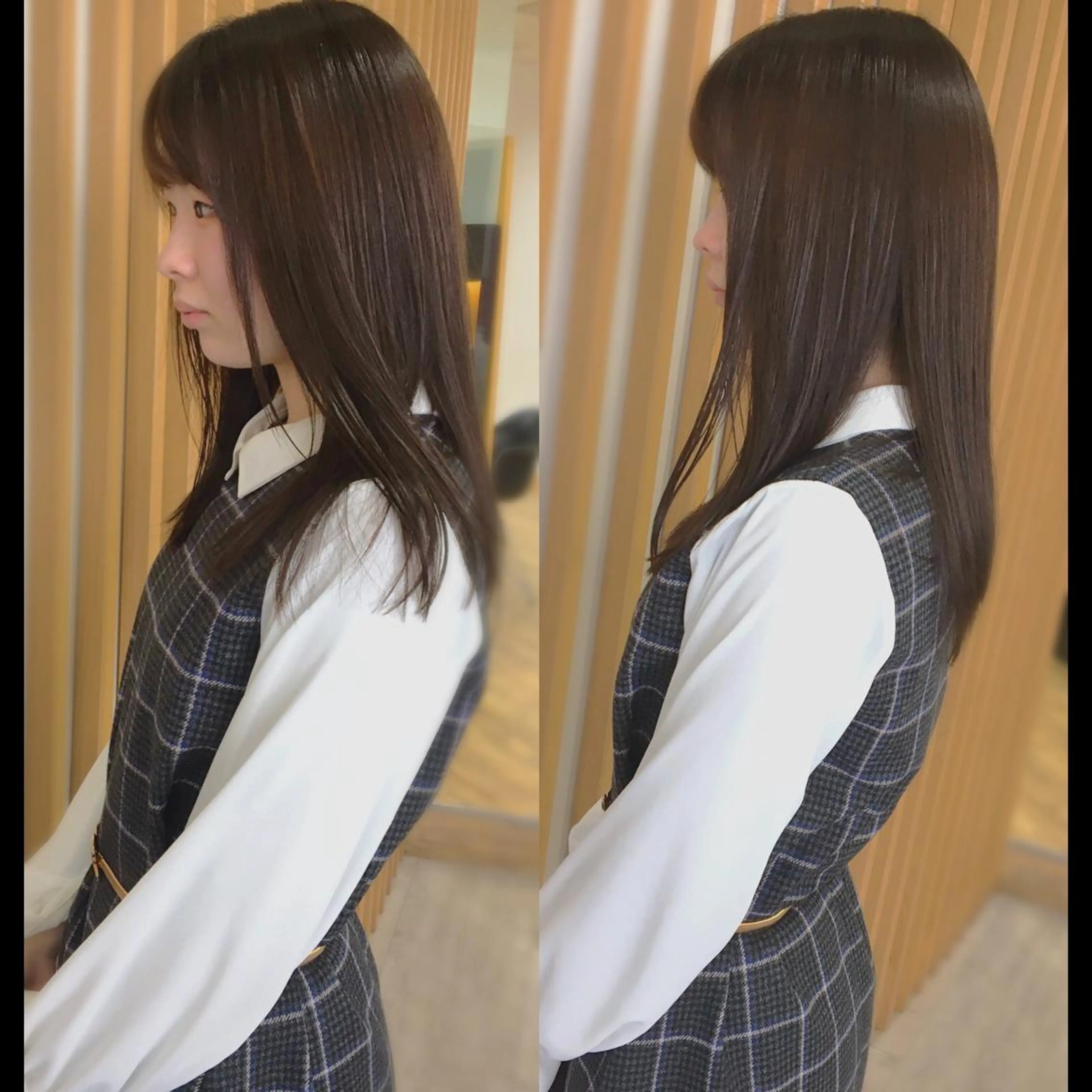 ロング ケアカラー 学生 髪質改善 トリートメント 『艶髪』で印象が激変 ！髪質改善特化KONのヘアスタイル