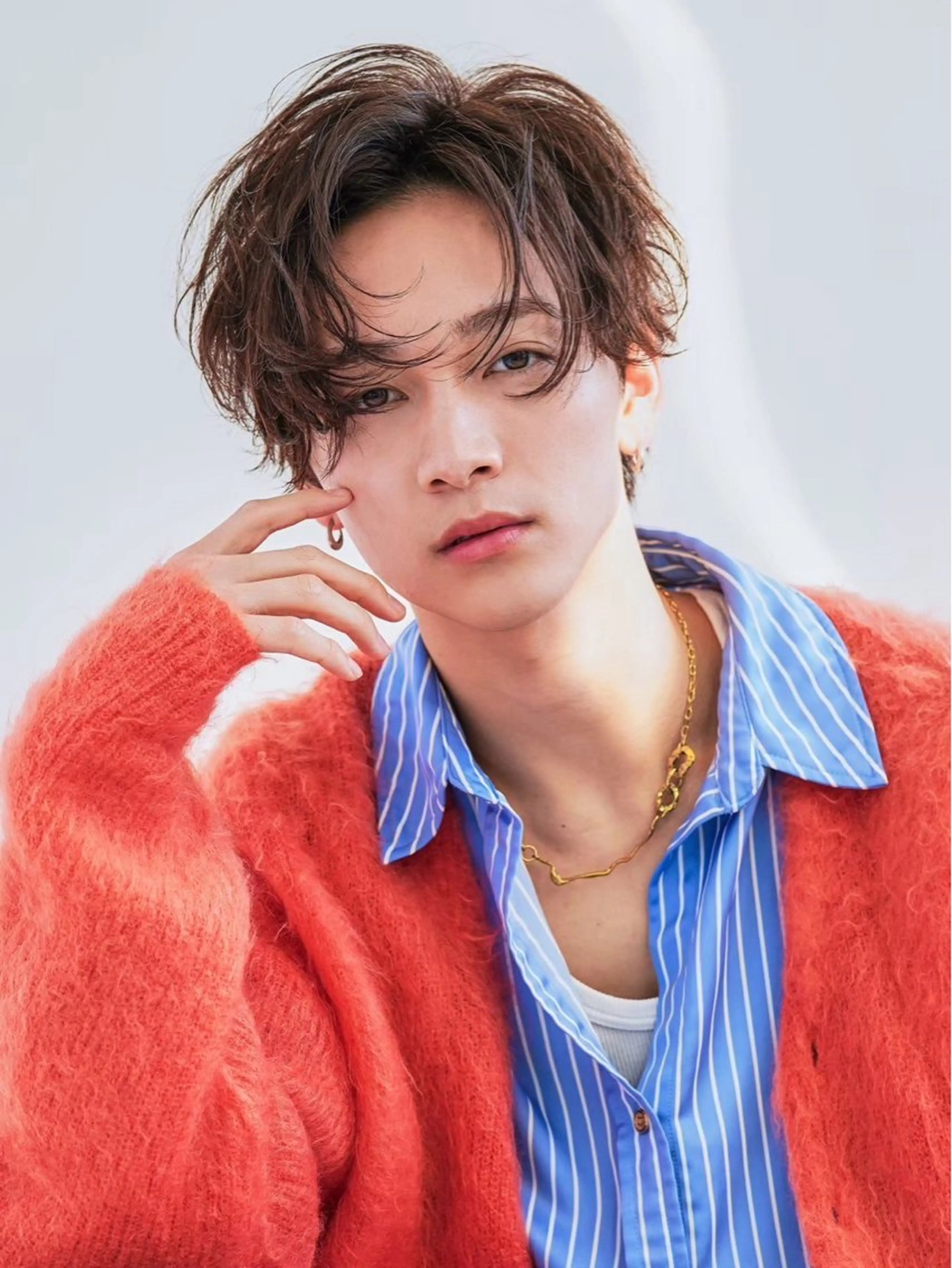 ショート メンズ縮毛/ 流れる縮毛矯正石井のヘアスタイル