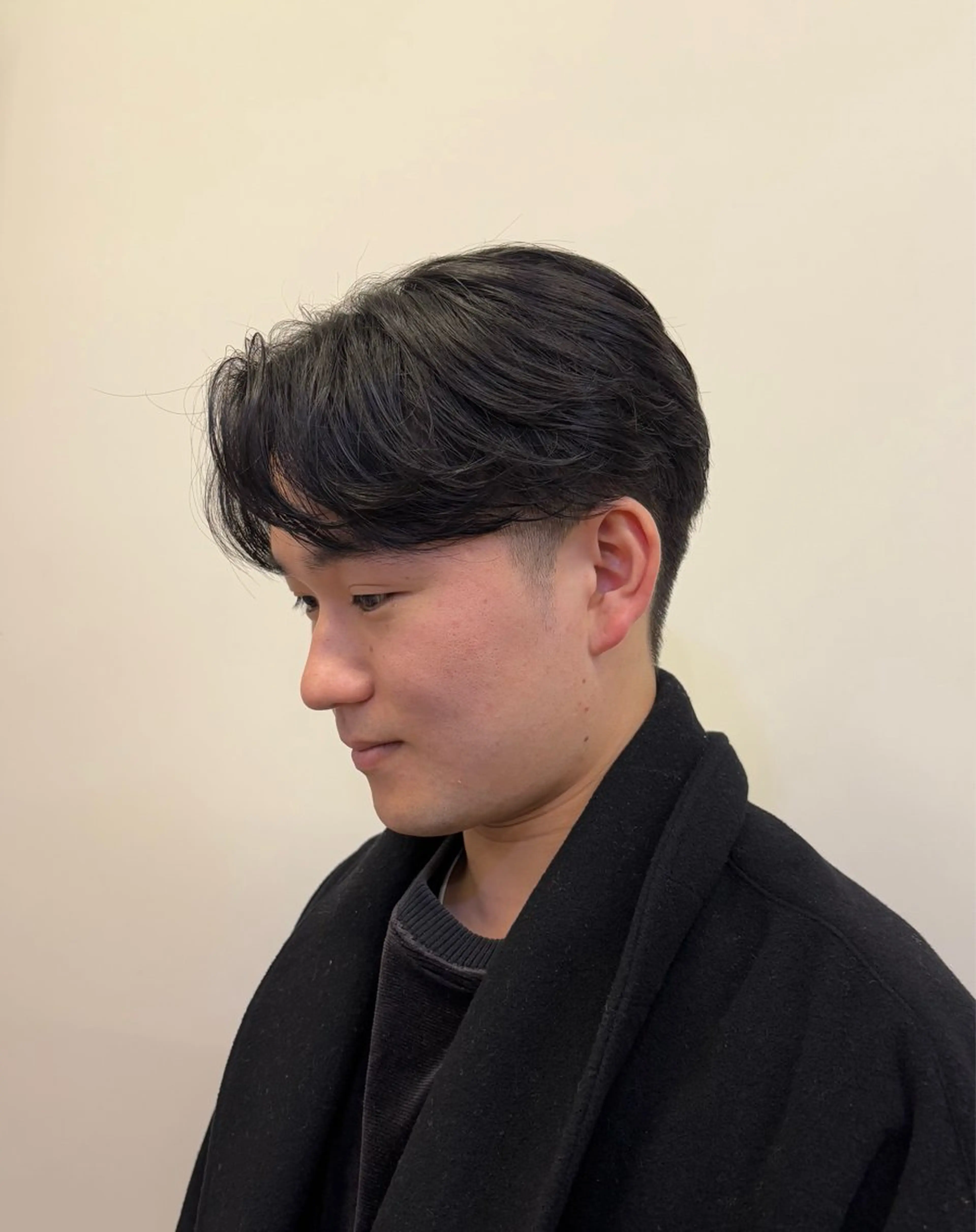 メンズ センターパート メンズパーマ Koya ショート/ボブのヘアスタイル