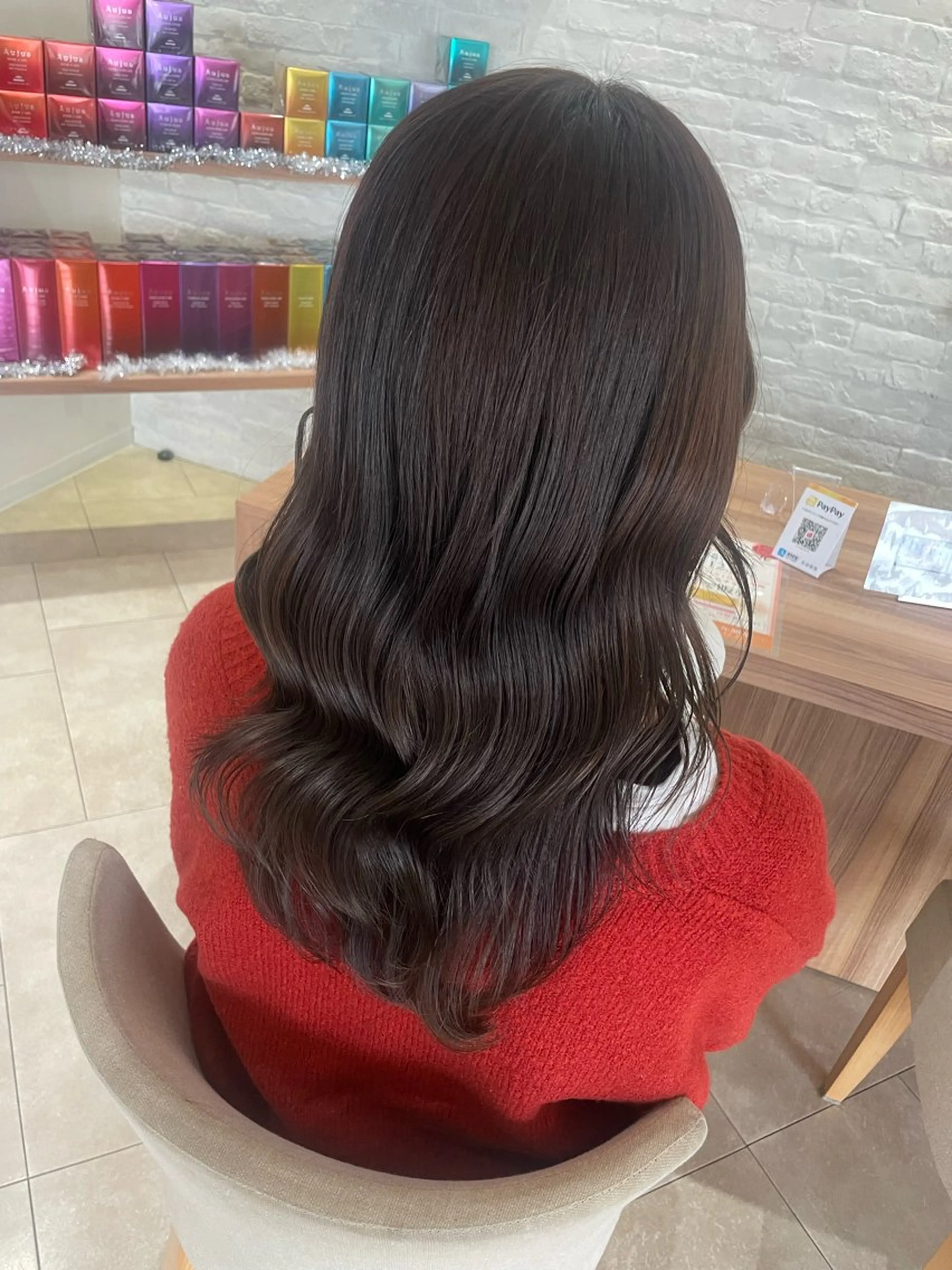 セミロング カラー sora ♡のヘアスタイル