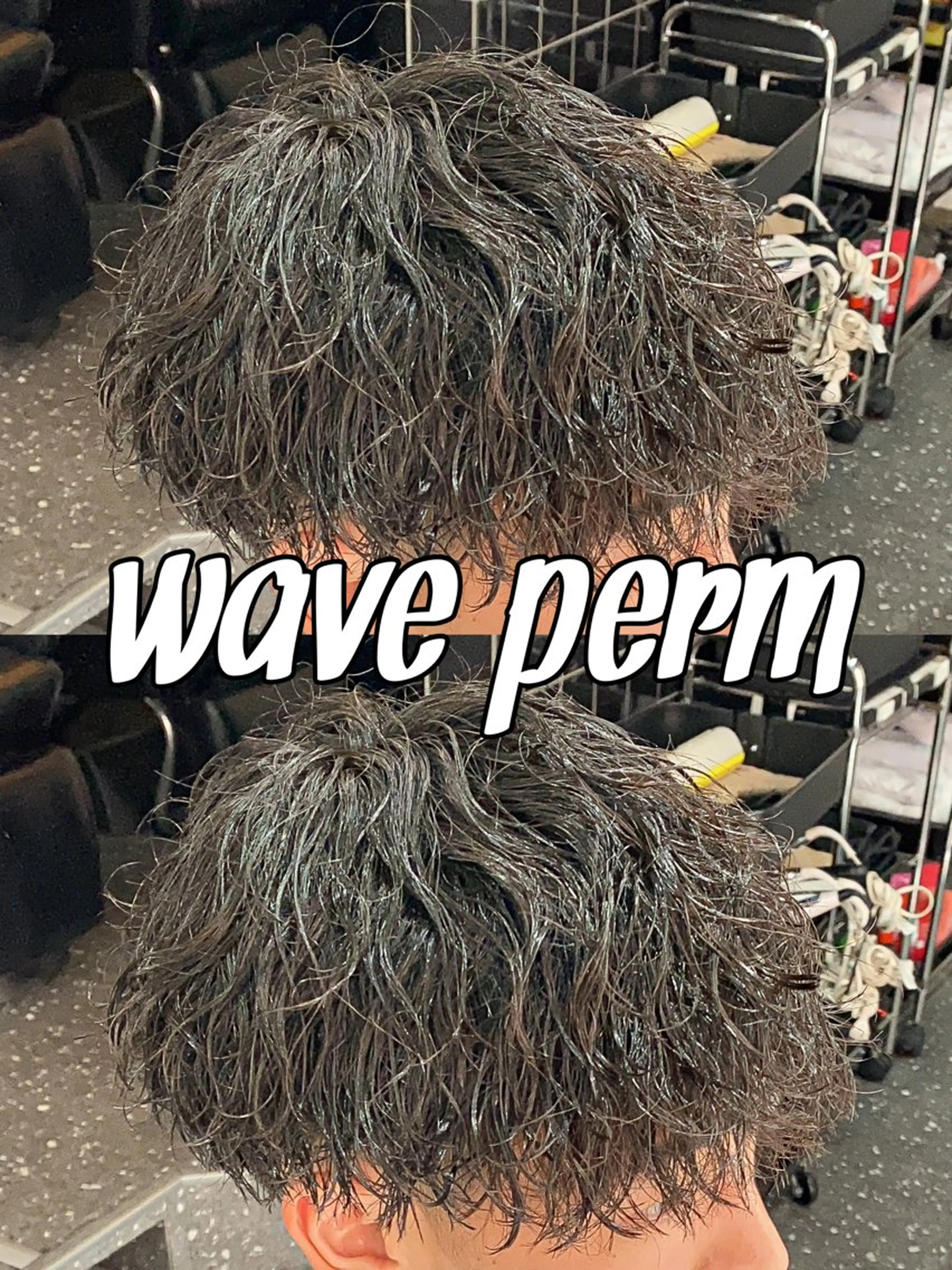 ショート パーマ メンズ パーマ/ダブルカラー ブリーチ⭐️海斗のヘアスタイル