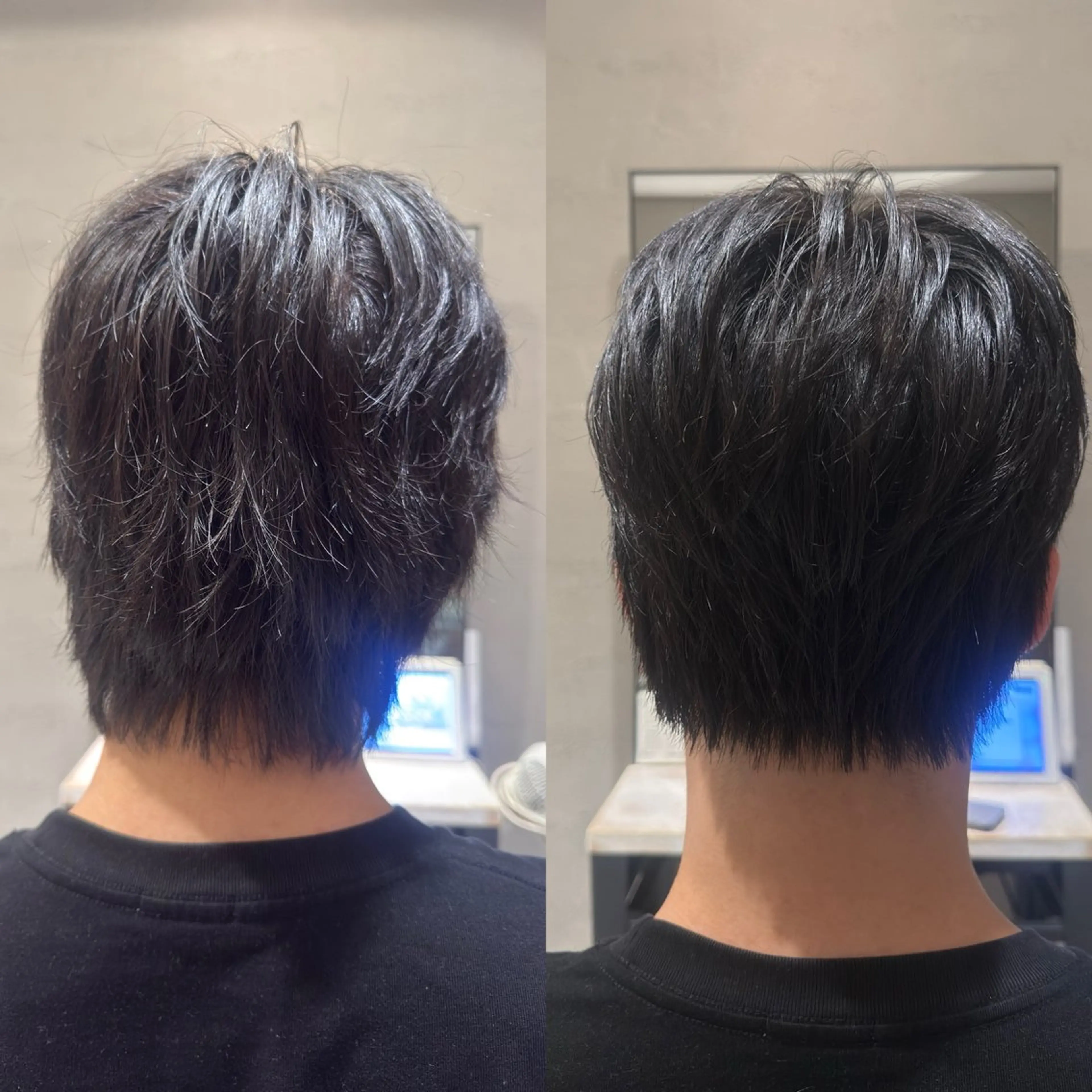 メンズ 頭から整える美容師 松田のヘアスタイル