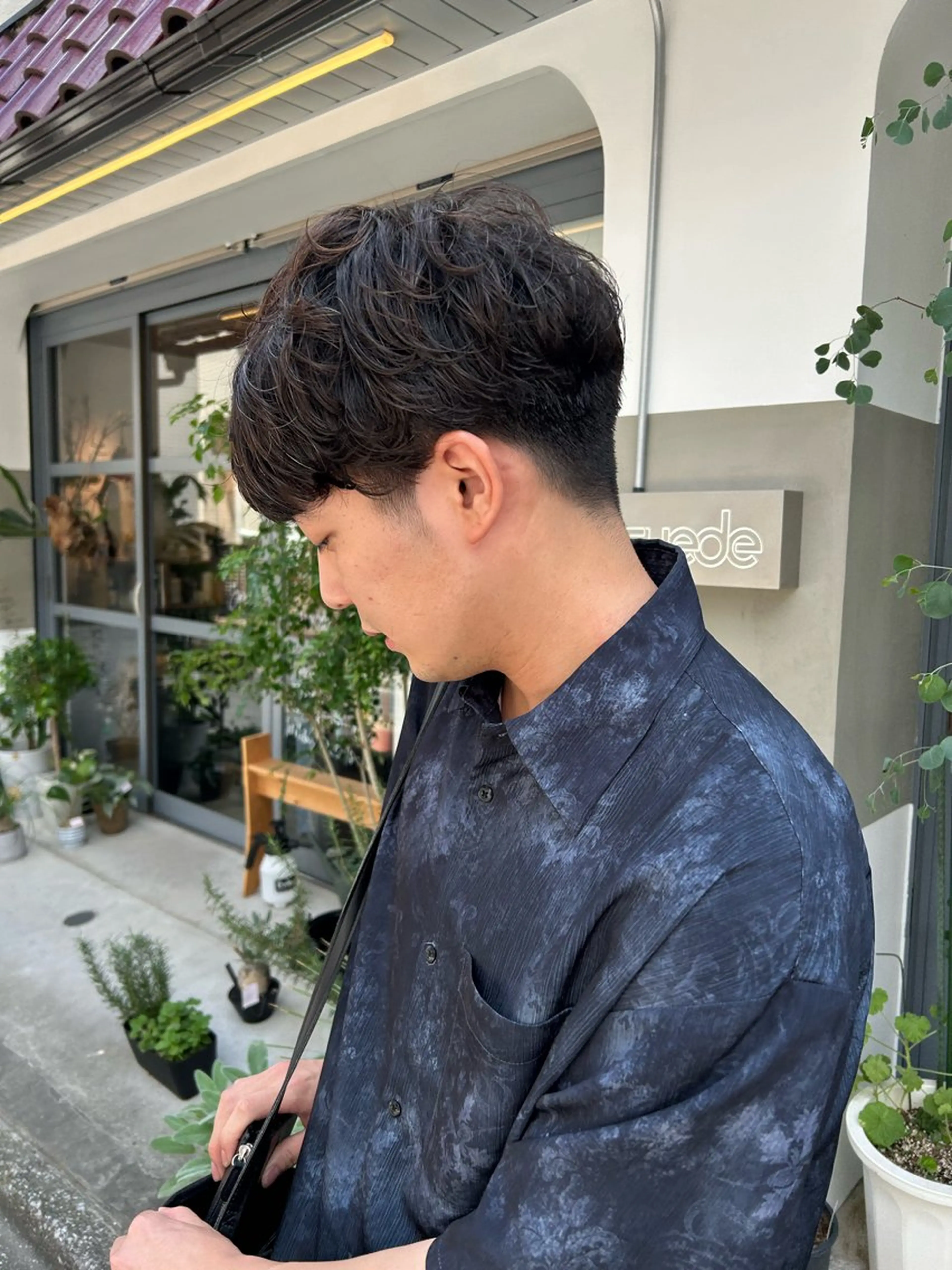 ショート パーマ メンズ マッシュ メンズパーマ 広美◎ <hiromi>のヘアスタイル