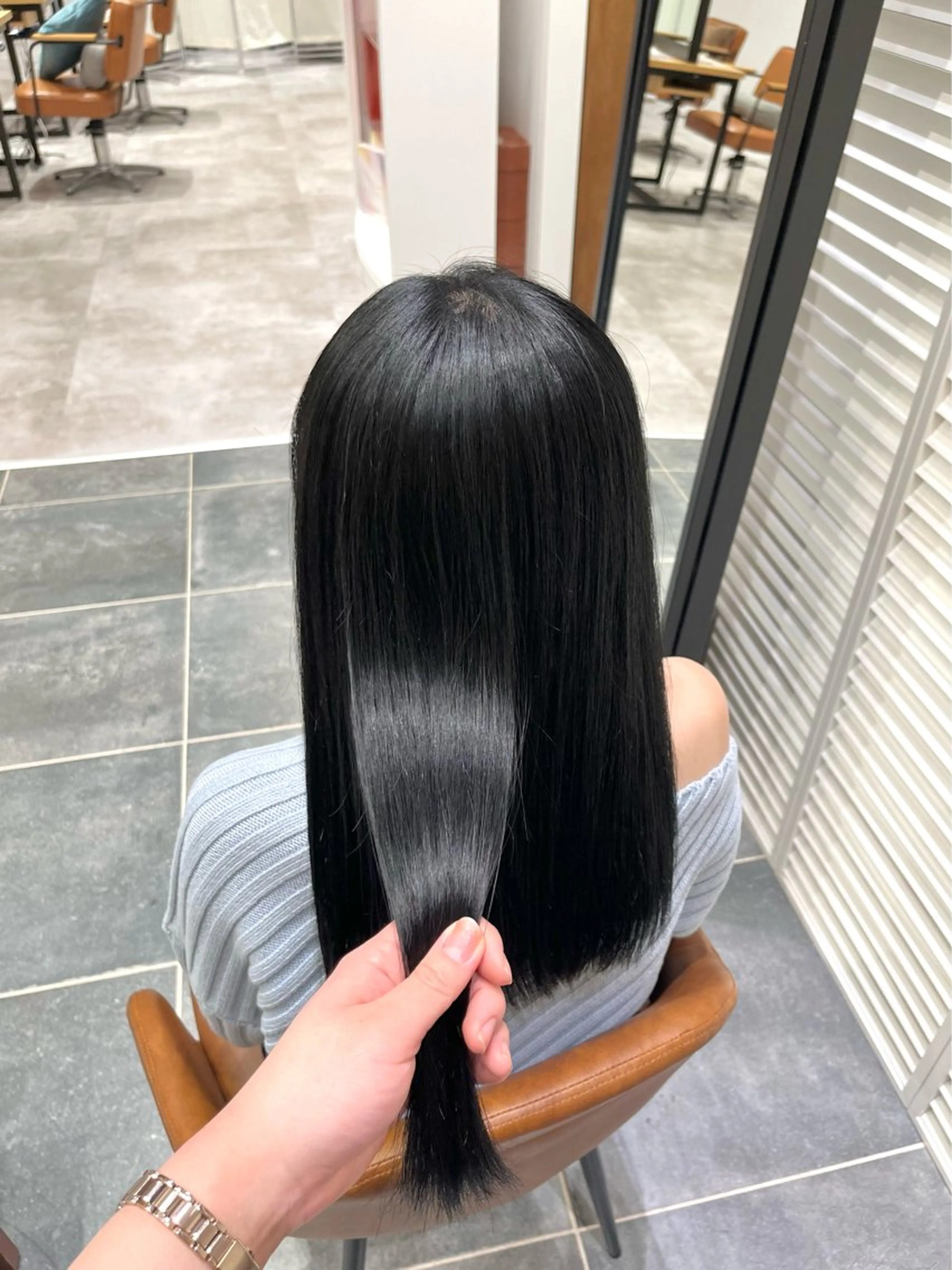 カラー ヘアカラー トリートメント かわいいを+🎀☘️ 上品hair/ 星愛のヘアスタイル