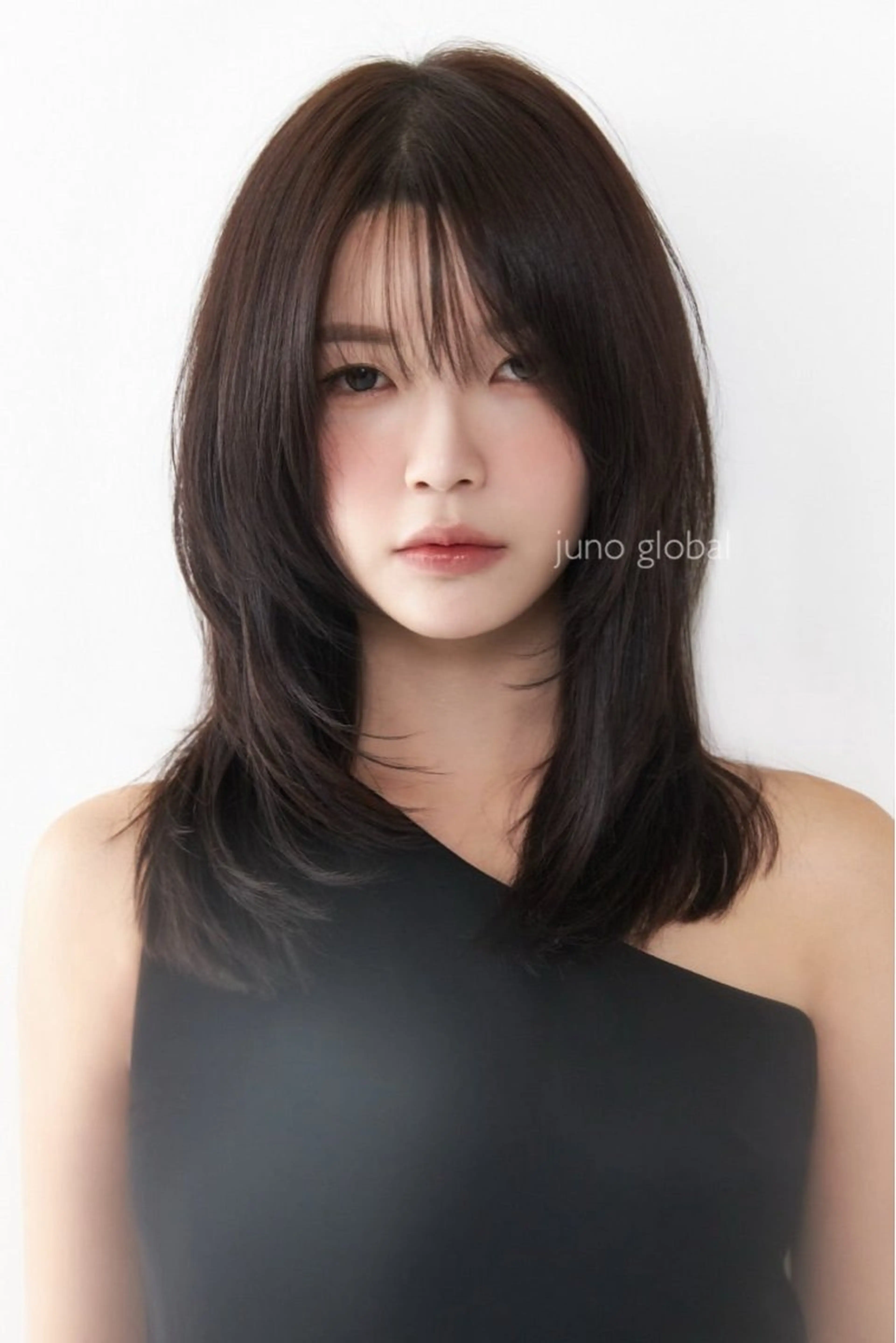 ミディアム カラー 韓国JUNOヘア narumi‎🤍のヘアスタイル