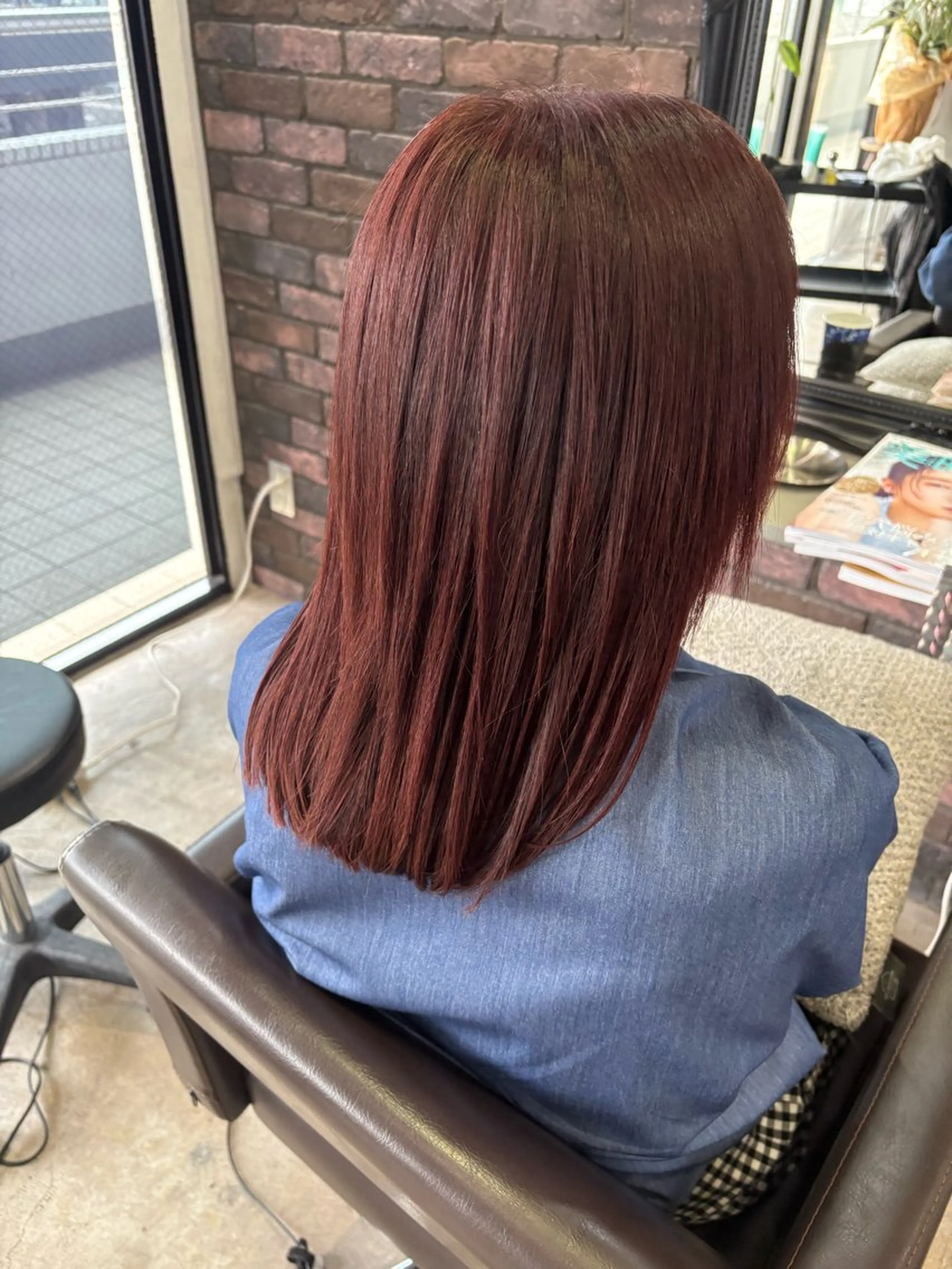 セミロング 髪質改善 トリートメント ヘアカラー 🔥髪質改善×似合せ 🔥【天神美容室】のヘアスタイル