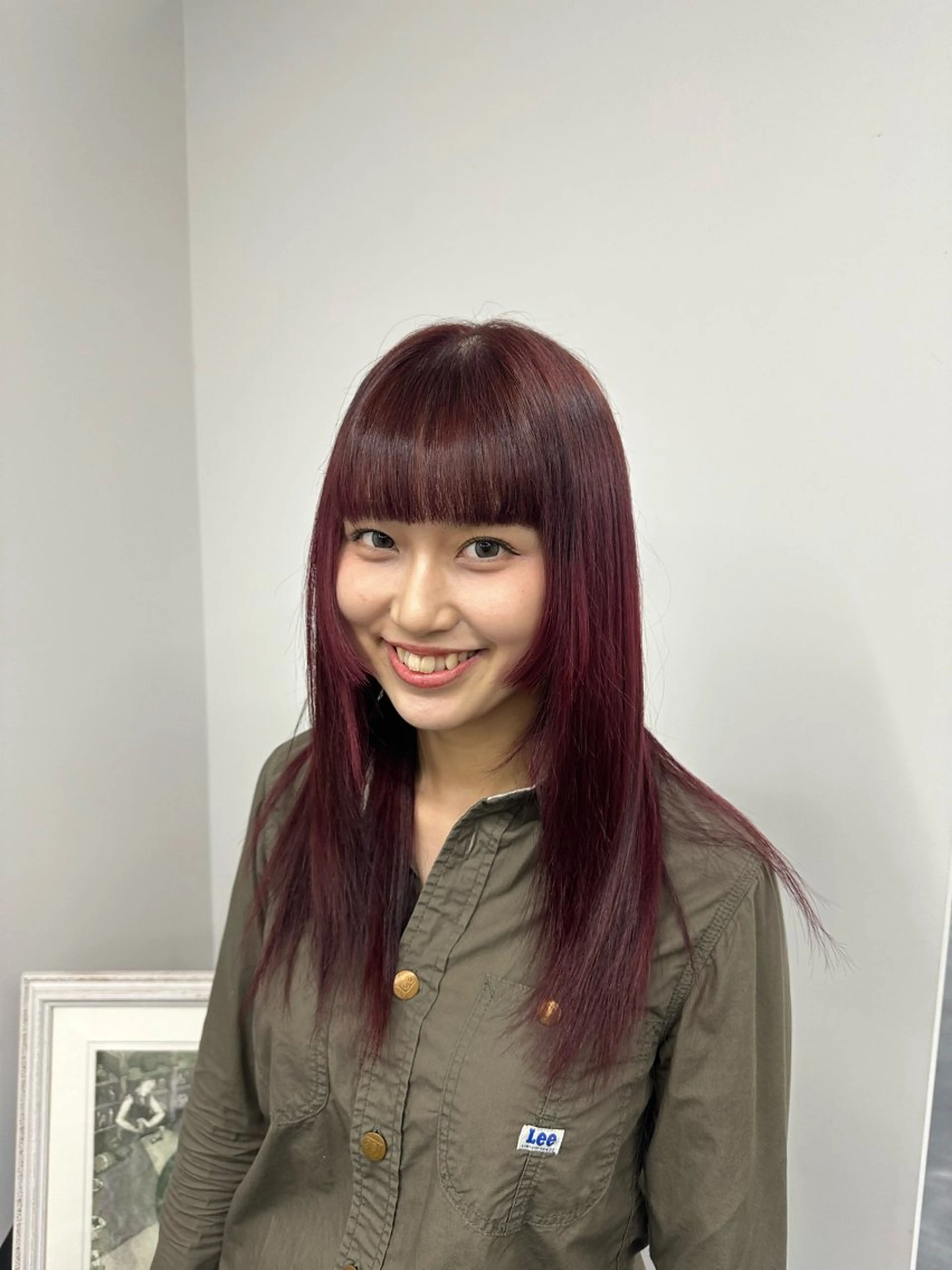 ロング カラー ブリーチ ダブルカラー ブリーチなしカラー レッドカラー 髪質改善 EACH(いーち)所属・似合わせレイヤー /小田大樹のヘアスタイル