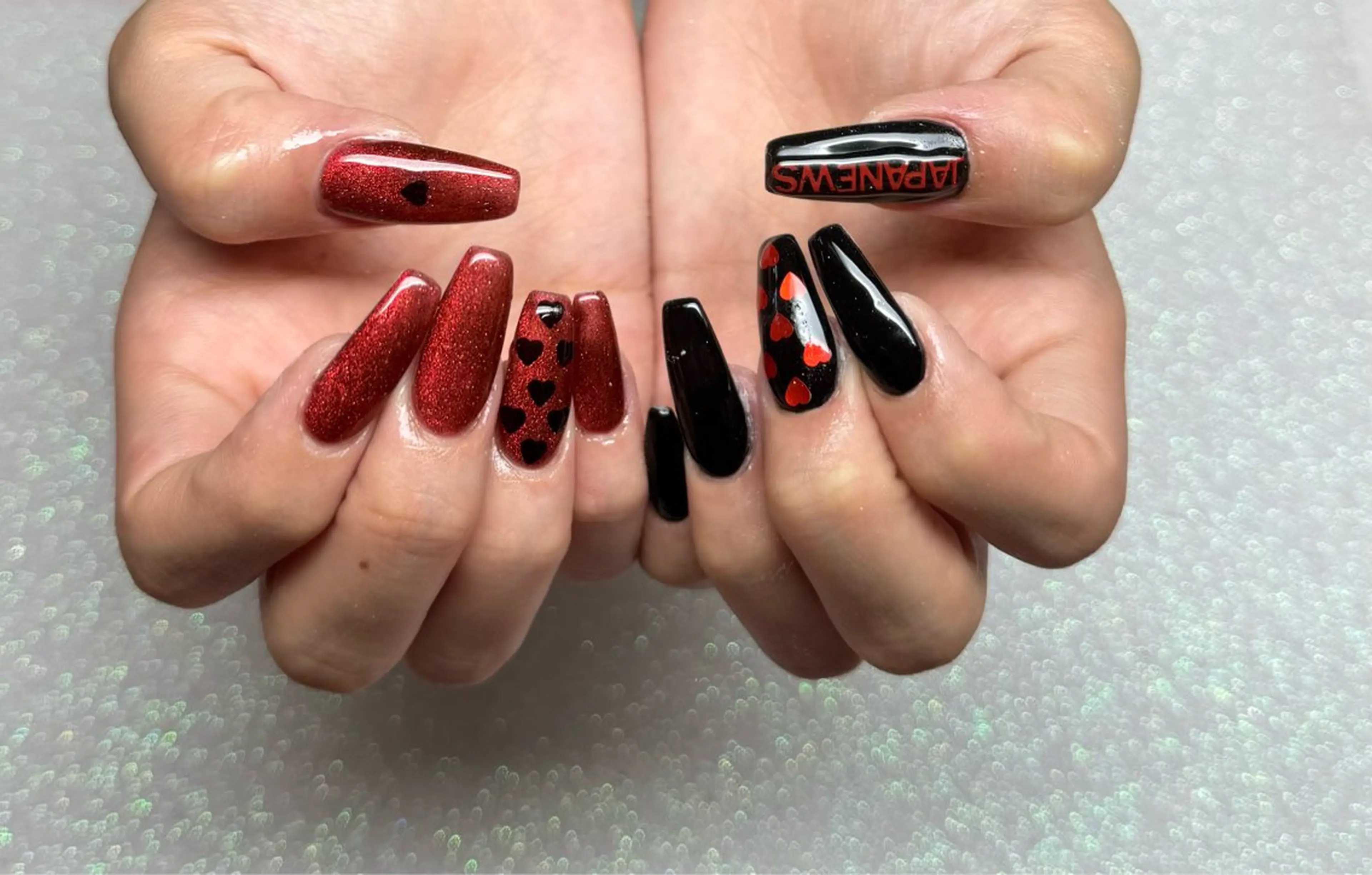 ネイル ハンドネイル VIERU 🌈🎀💖のネイルデザイン