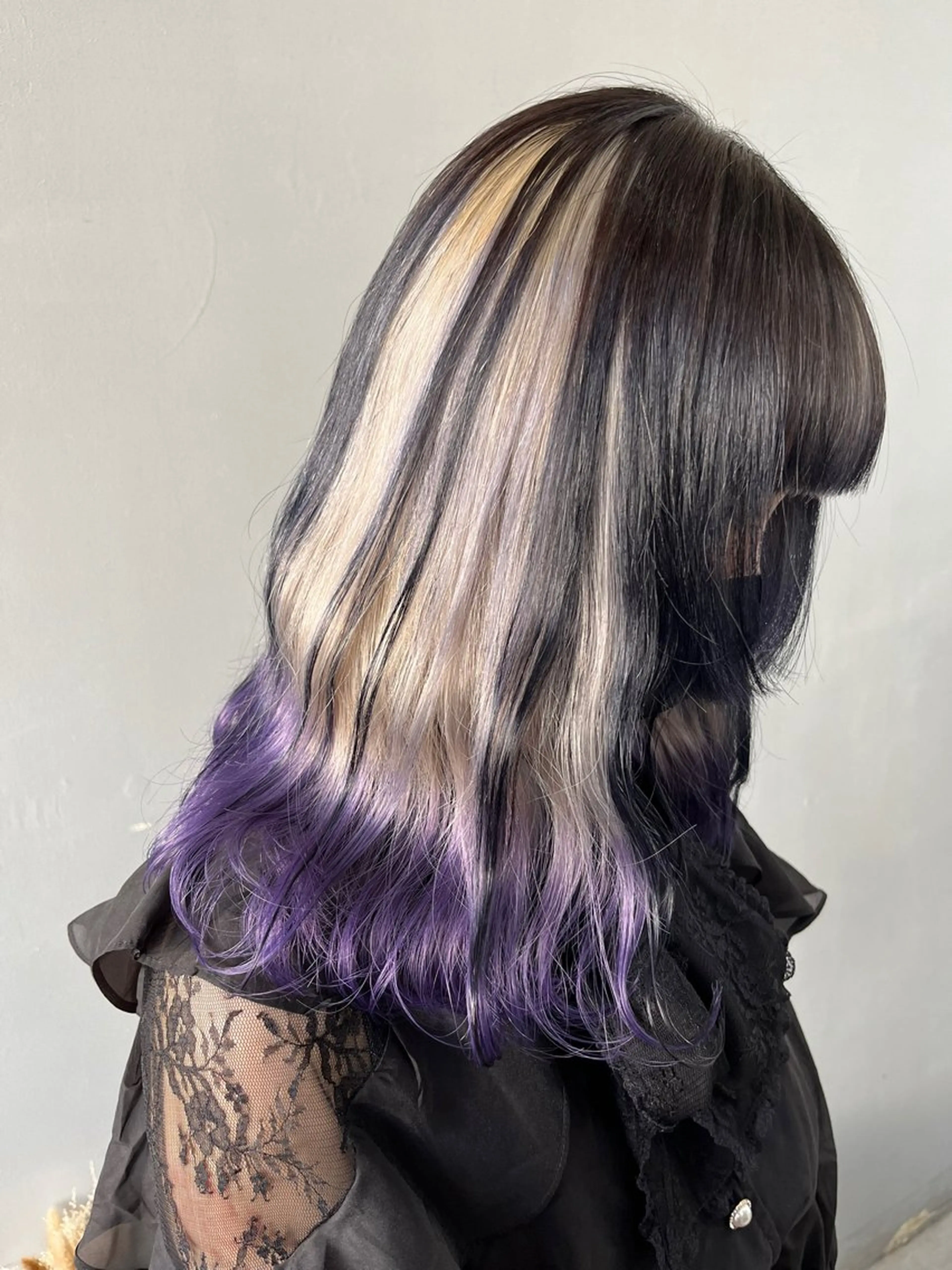 セミロング カラー カット ヘアカラー トリートメント 🎀透明感 カラー🎀ミズキのヘアスタイル