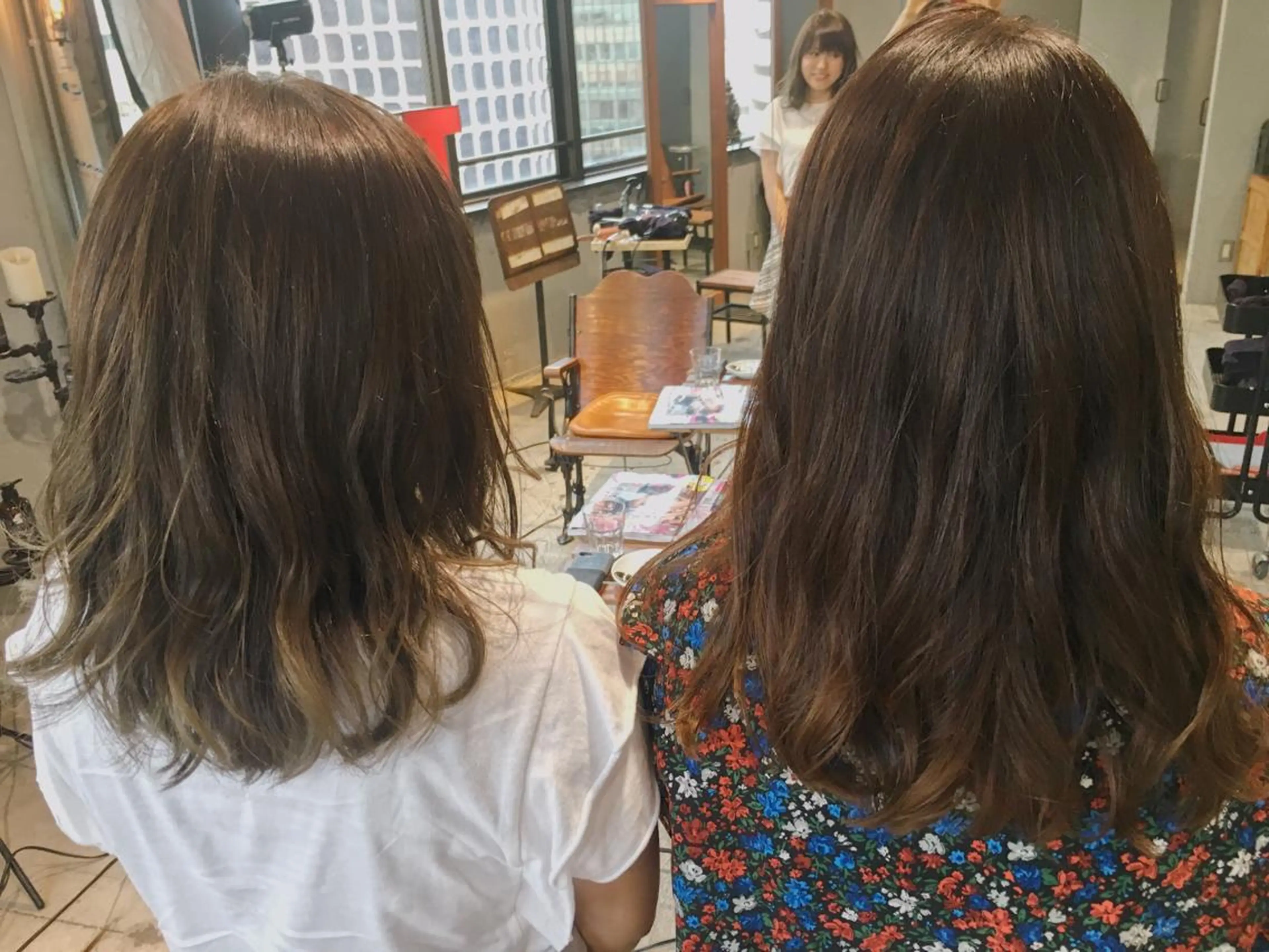セミロング カラー パーマ ヘアアレンジ 代表 中島貴志のヘアスタイル