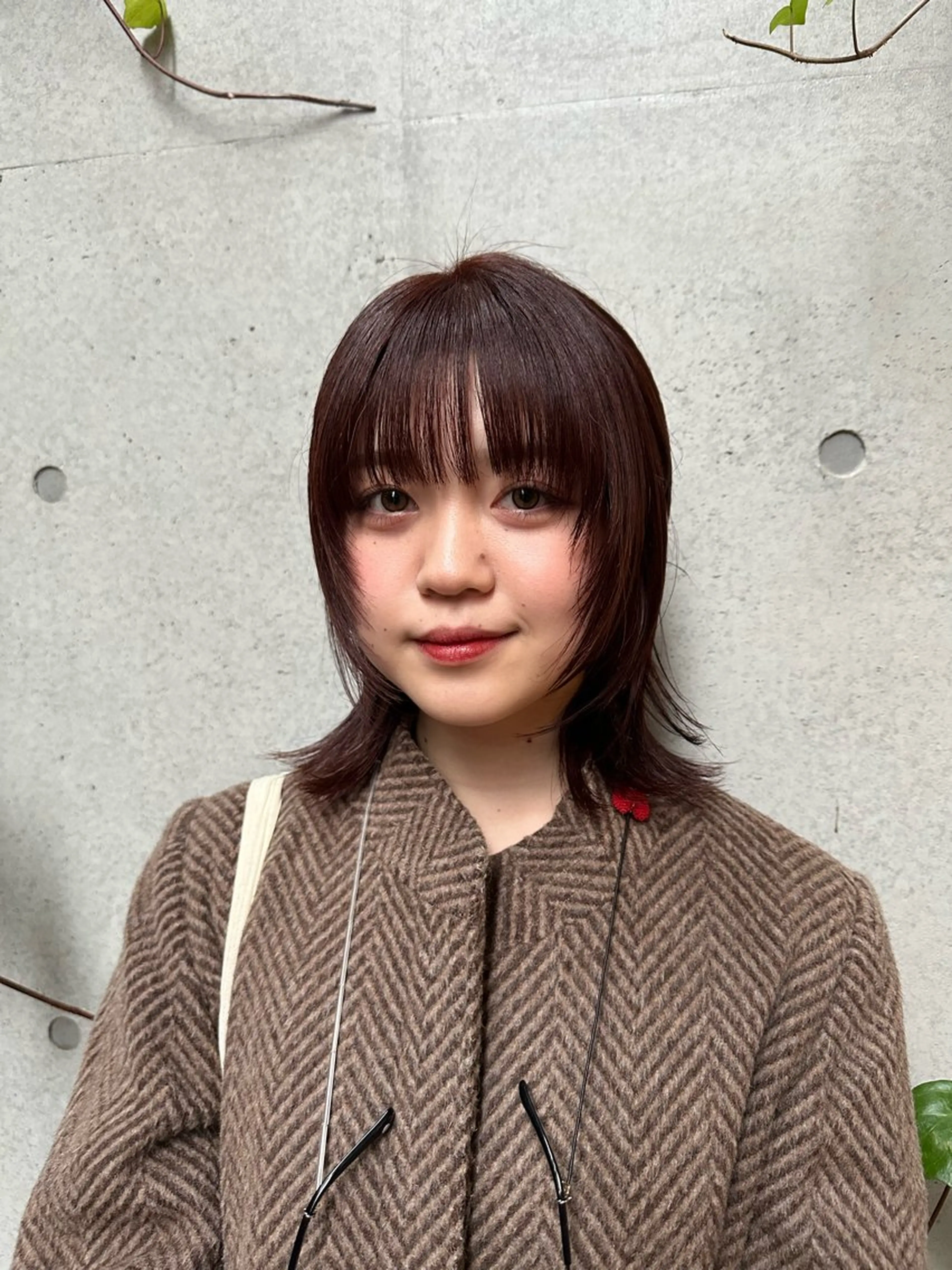 ミディアム カラー 似合わせカット /パーマ岡本淳平のヘアスタイル