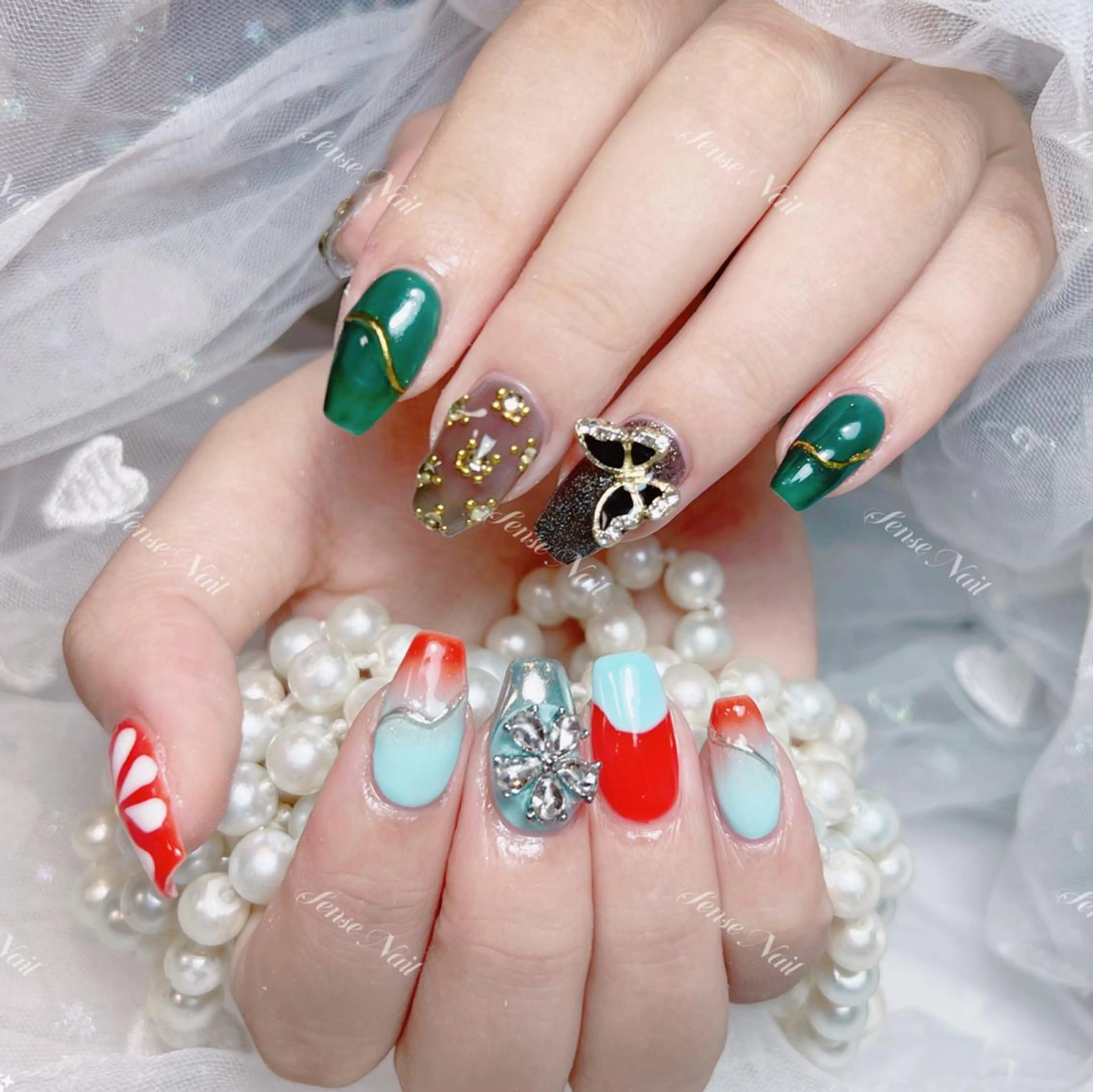 ネイル ハンドネイル 🎀Sense Nail渋谷店🎀のネイルデザイン