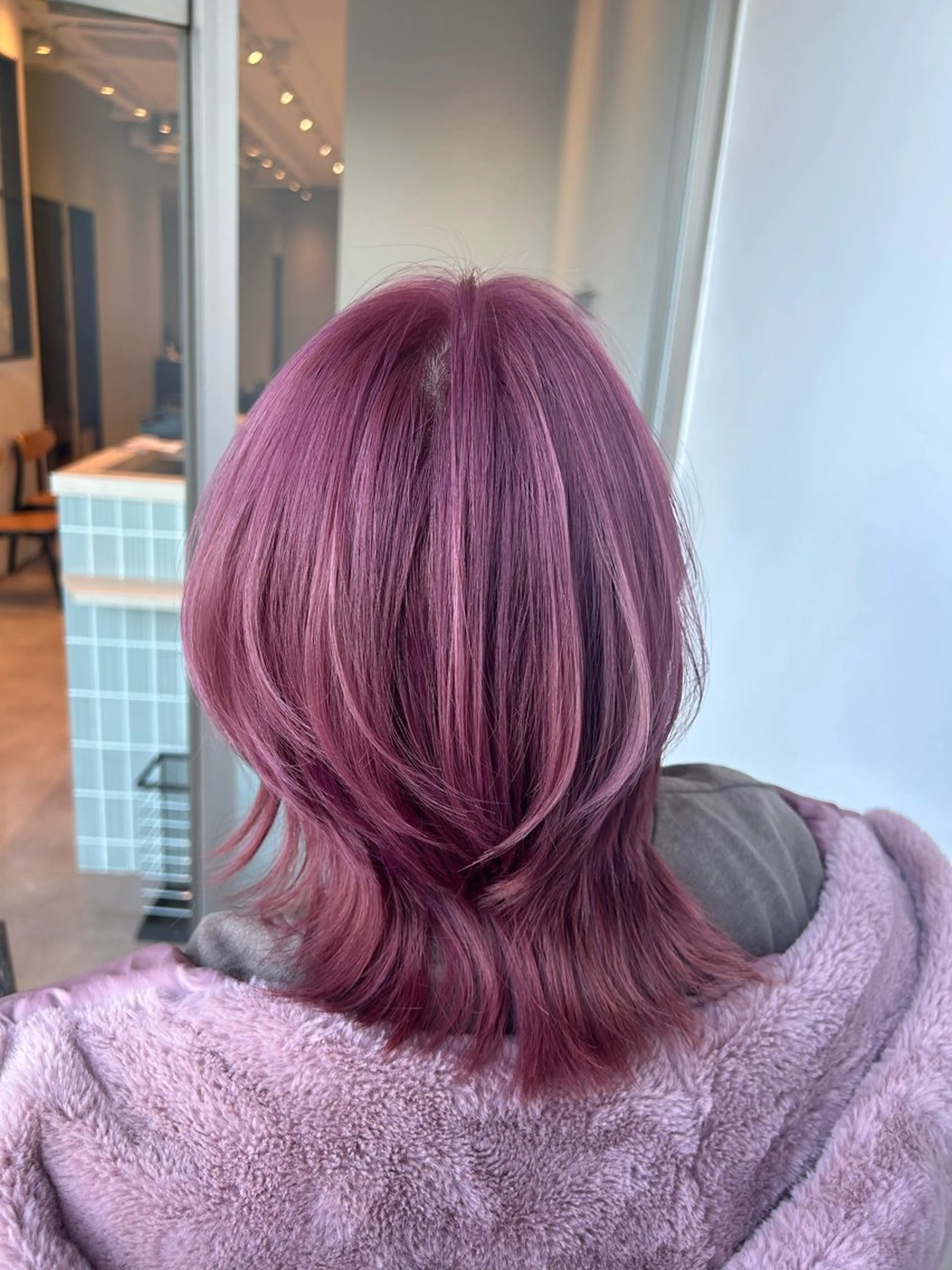 ミディアム カラー wataru hoashiのヘアスタイル