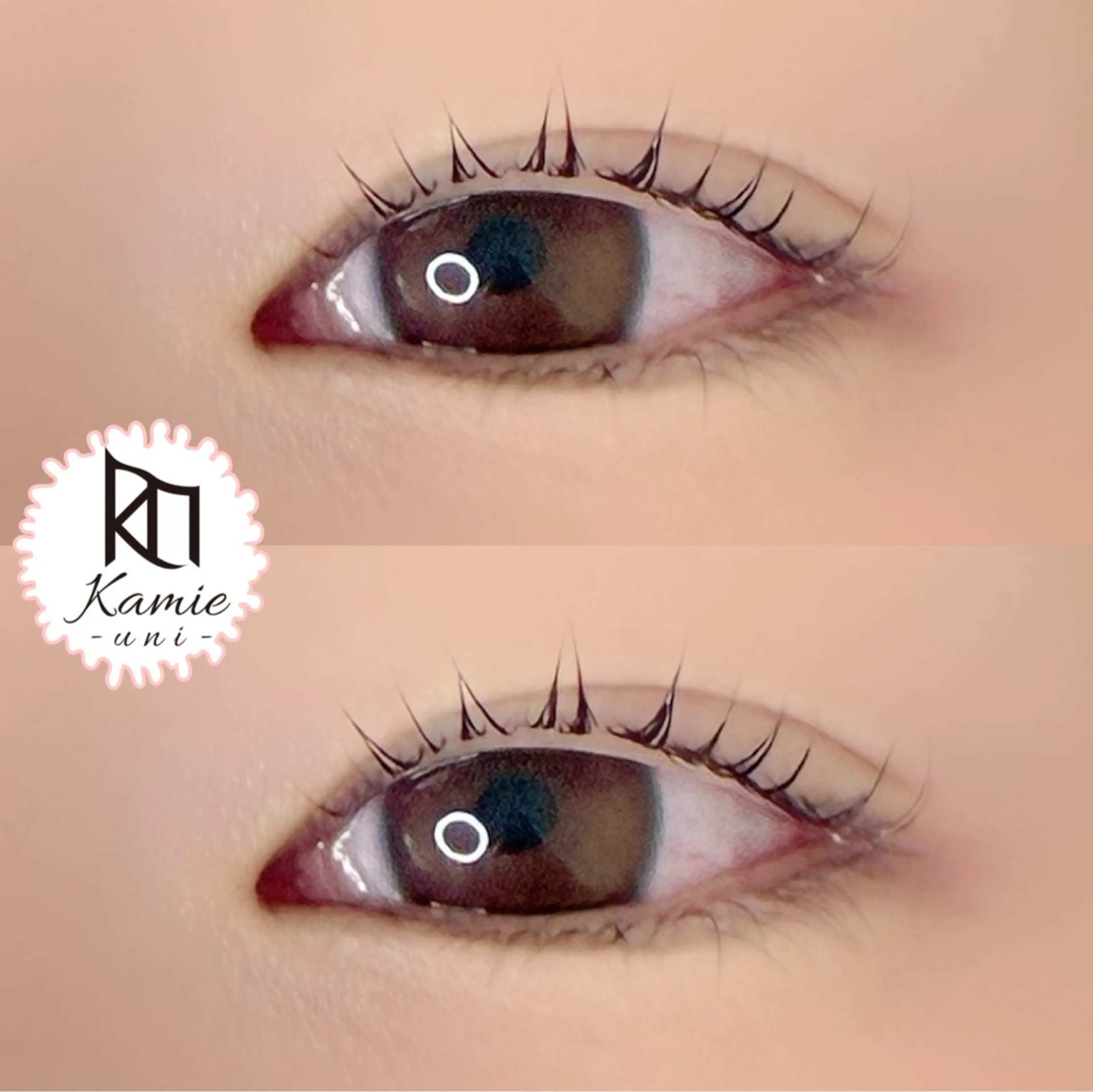 マツエク・マツパ マツパ Kamie-uni wakoのマツエク・マツパデザイン