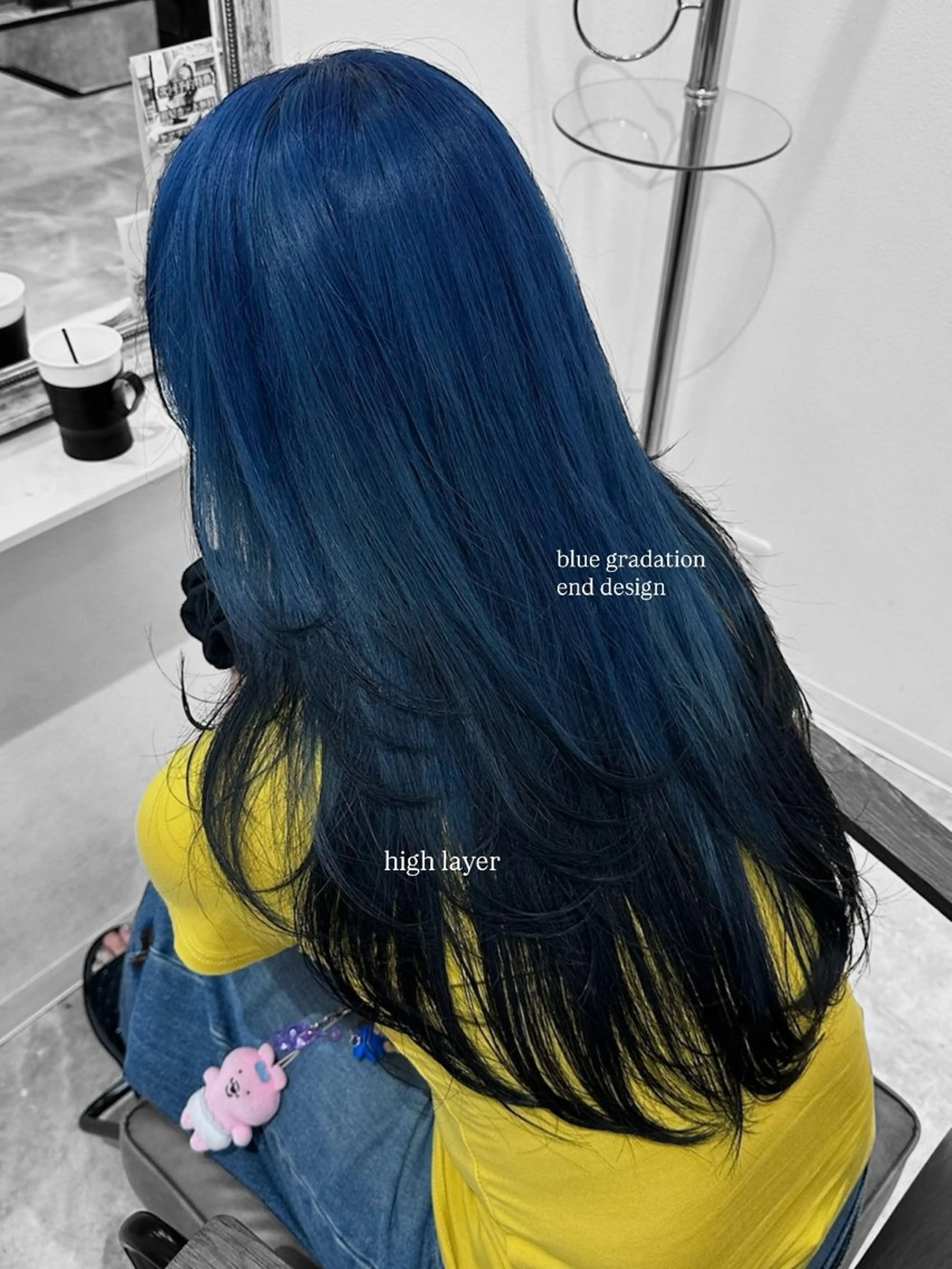 《😈派手髪集合😈》ケアブリーチ + 髪質改善オンカラー + デザイン + Aujua 5stepトリートメントの写真