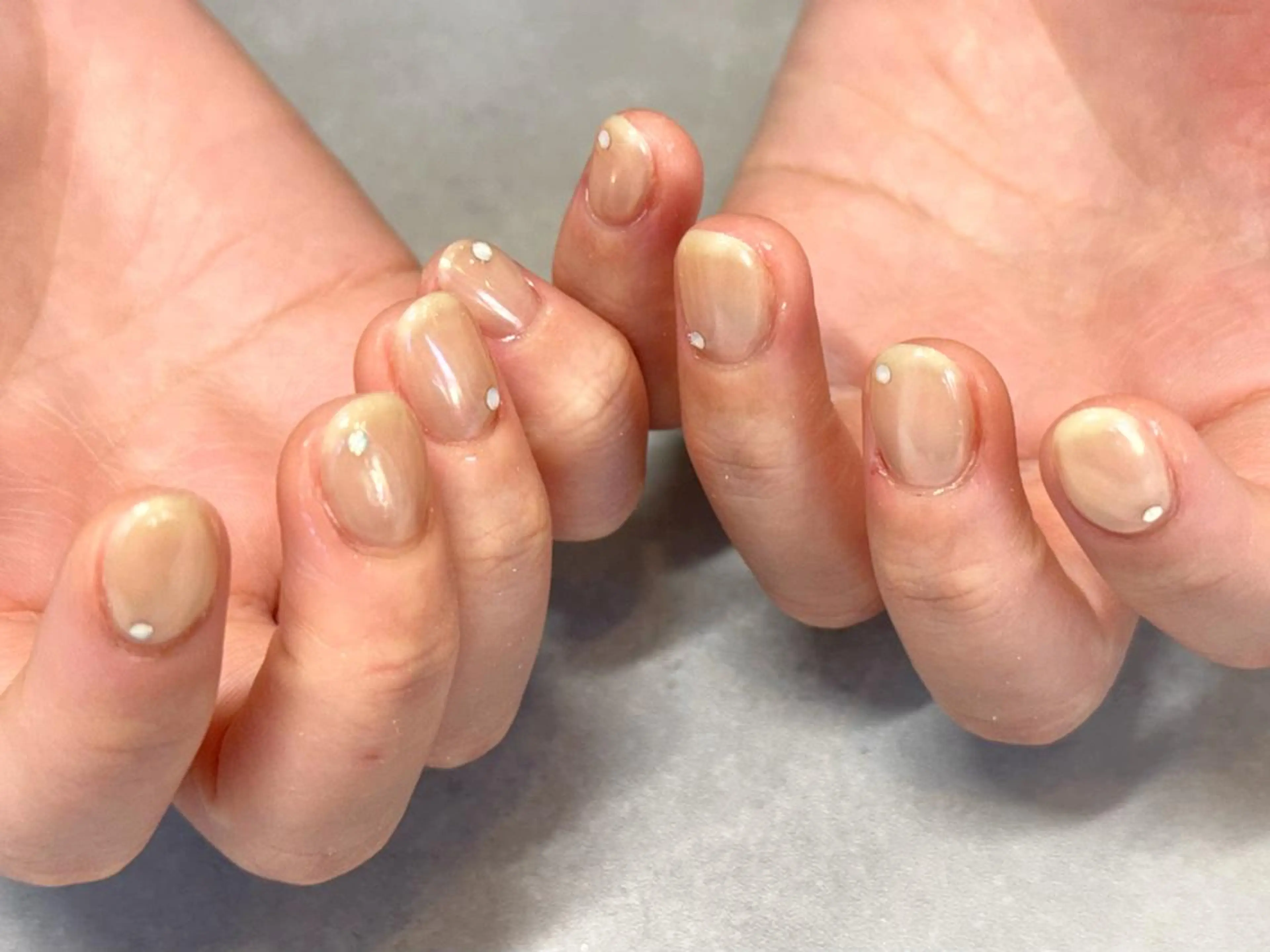 ネイル オーロラネイル 寺崎 葉月のネイルデザイン