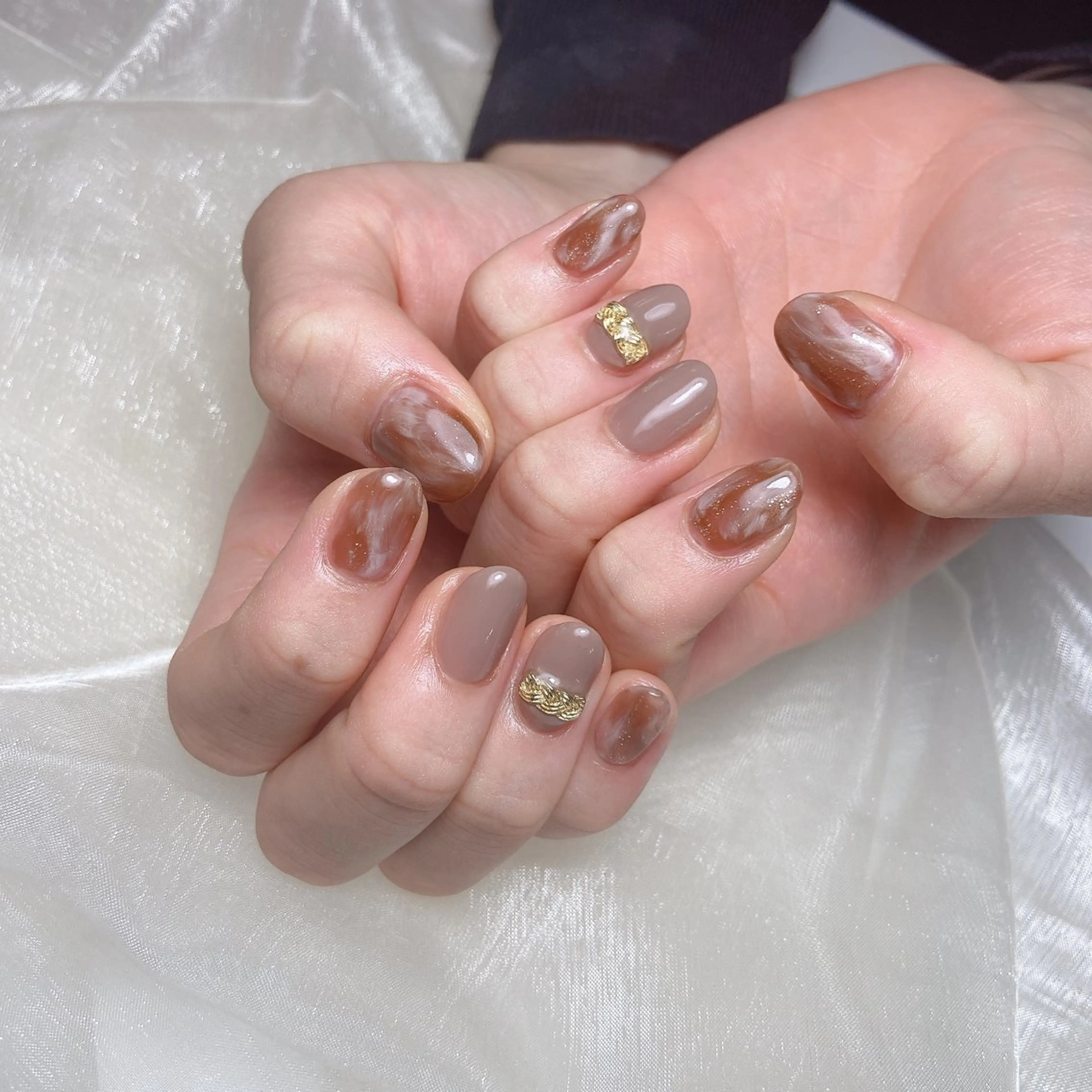 ネイル ニュアンスネイル ハンドネイル nailsalon REJOICEのネイルデザイン