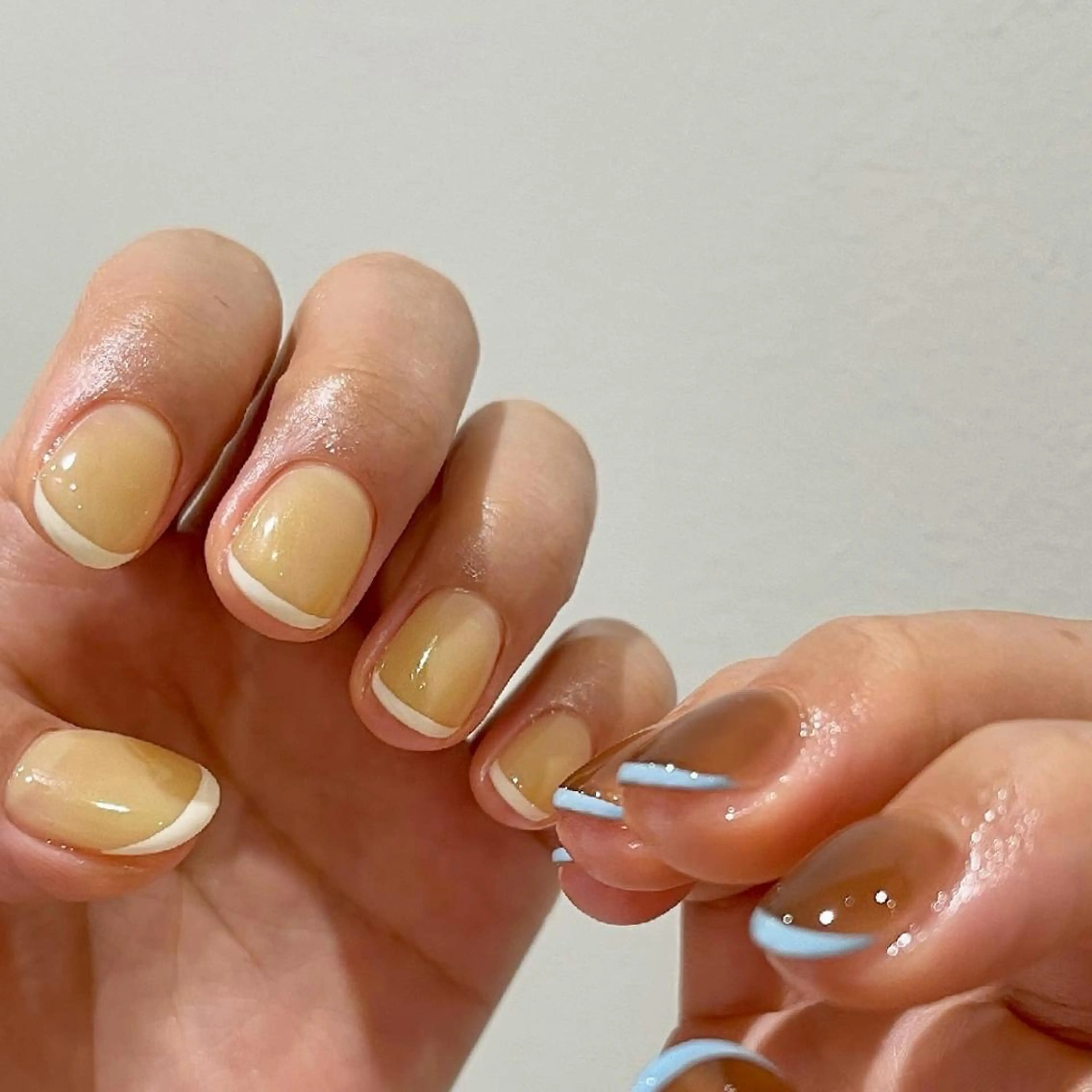 ネイル ショート フレンチネイル jurinailtokyo所属・jurinail tokyoのネイルデザイン