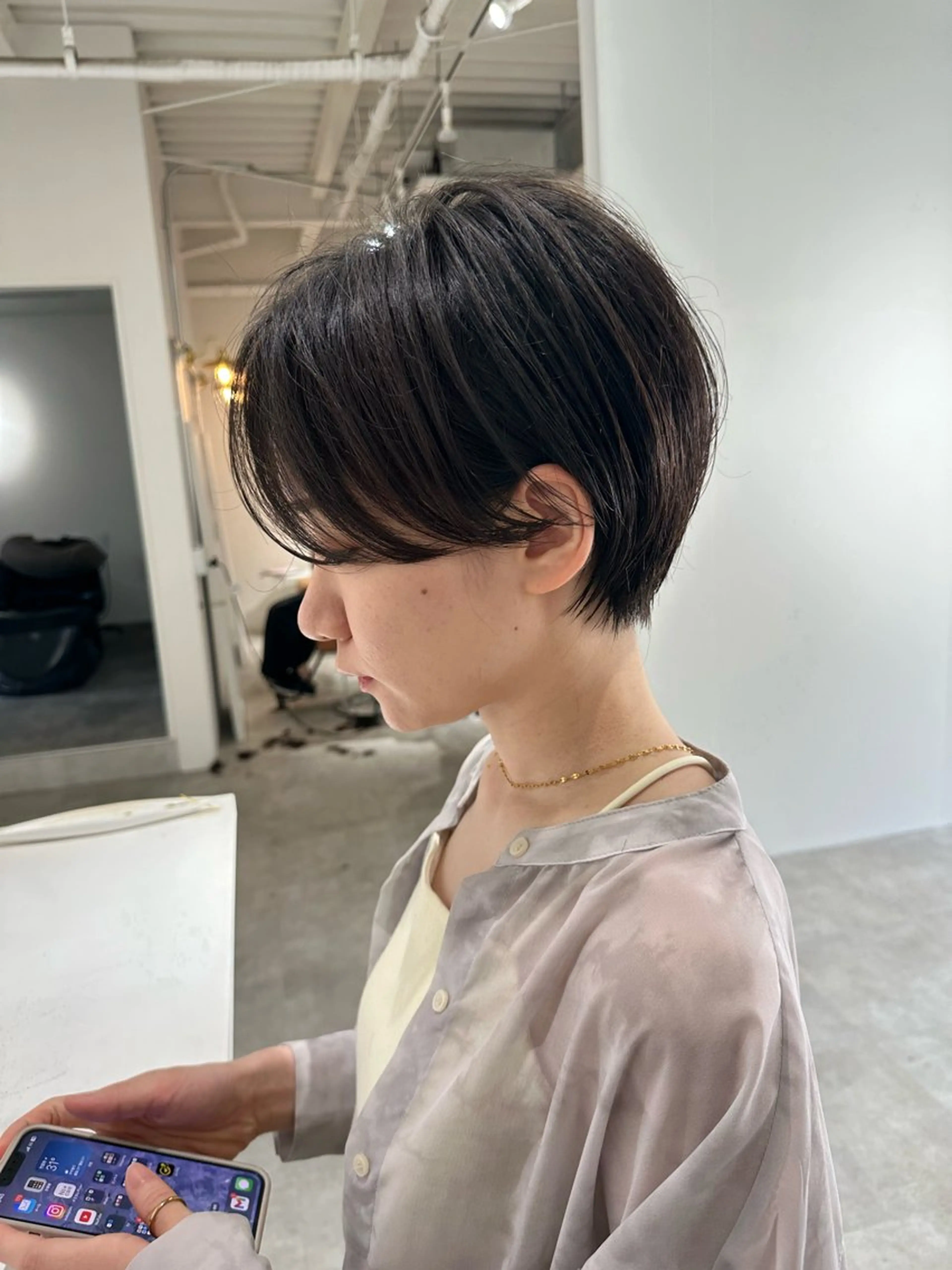 ショート ユイ 別府ですのヘアスタイル