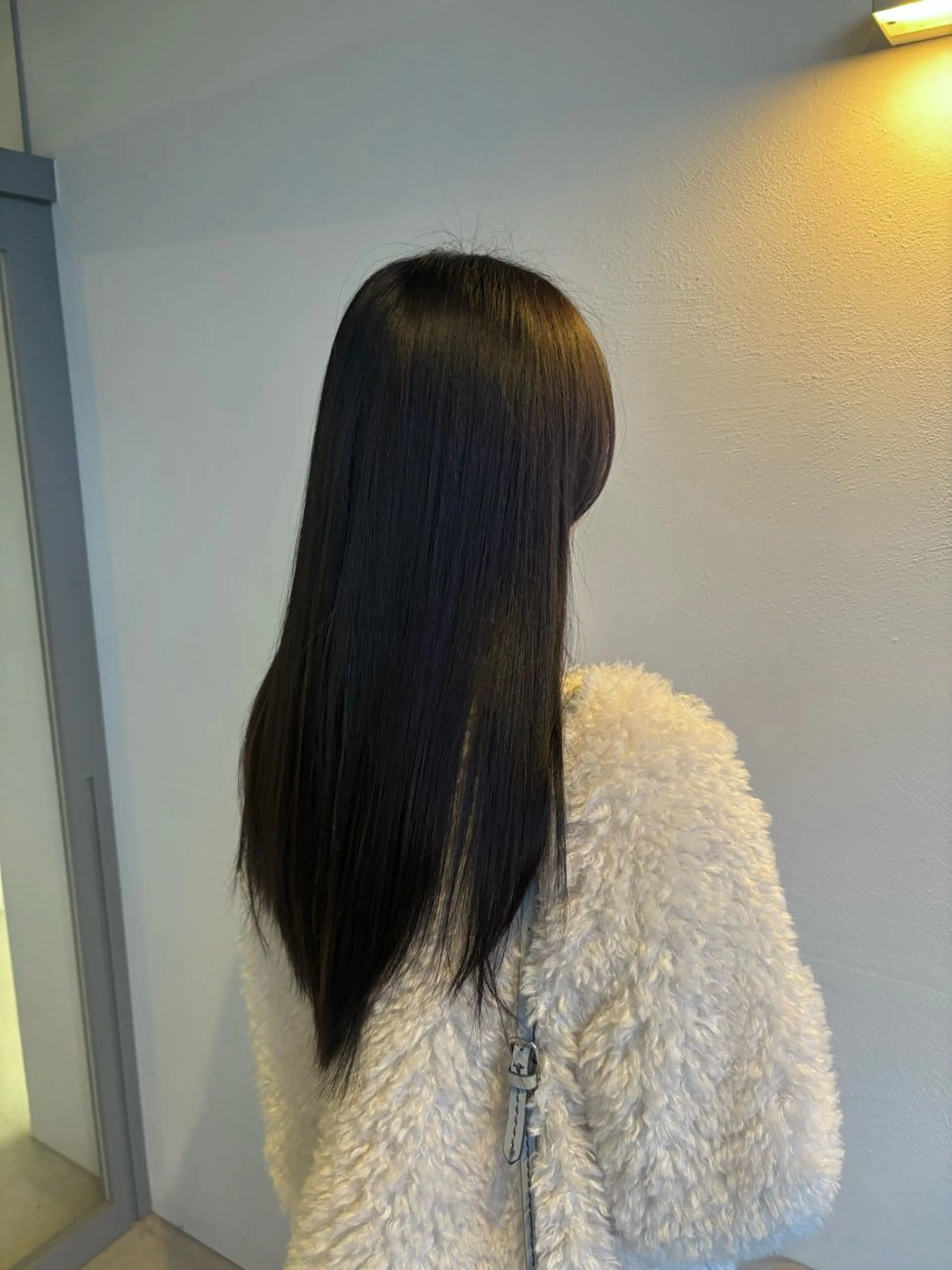 ロング ヘアカラー ハイトーン/艶髪/ 暗髪/韓国/sanaのヘアスタイル