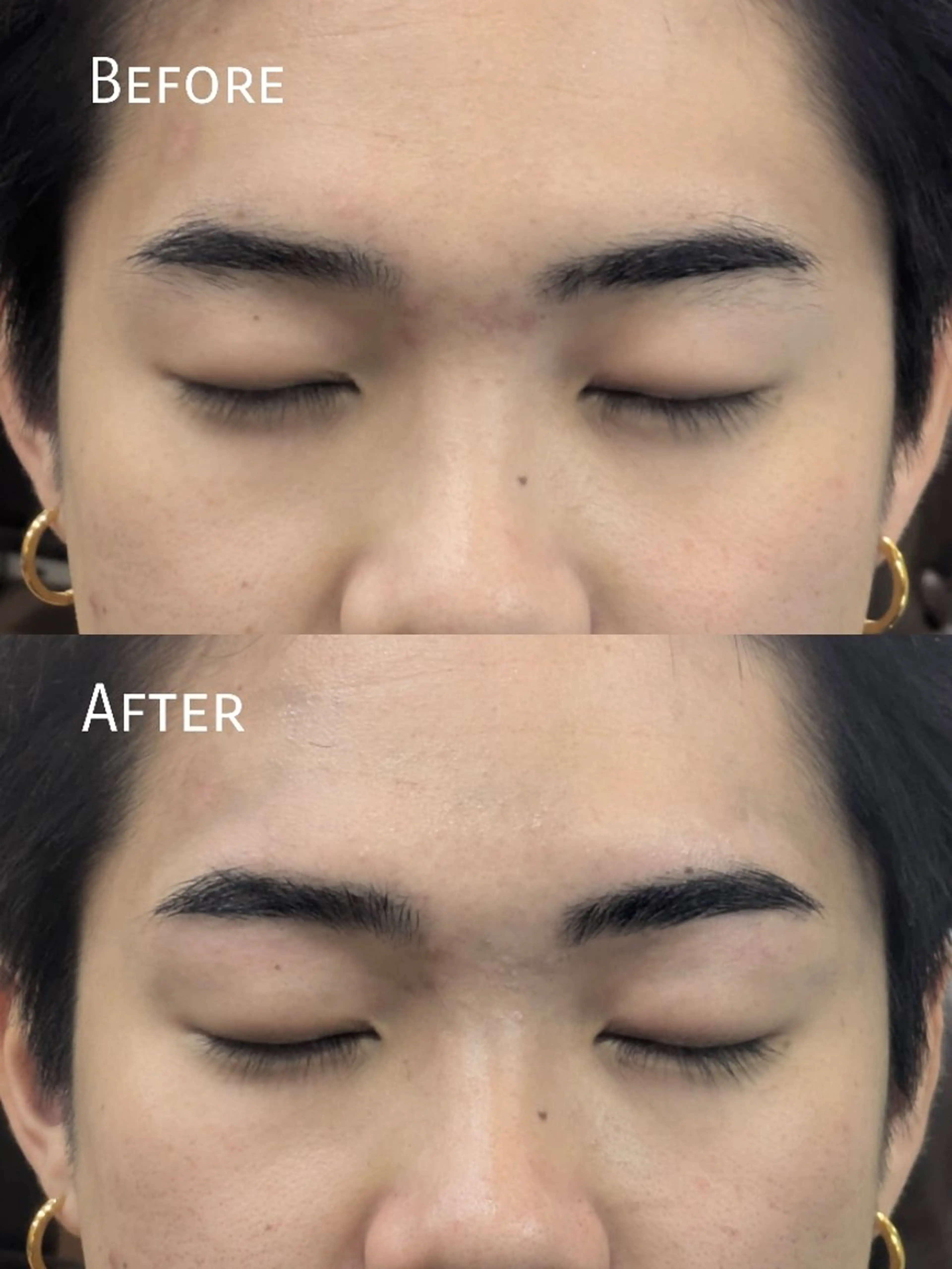 アイブロウ ワックス脱毛 その他(アイブロウ) ボブパーマ/メンズ カワカミサトミ🐨の眉毛・アイブロウイメージ