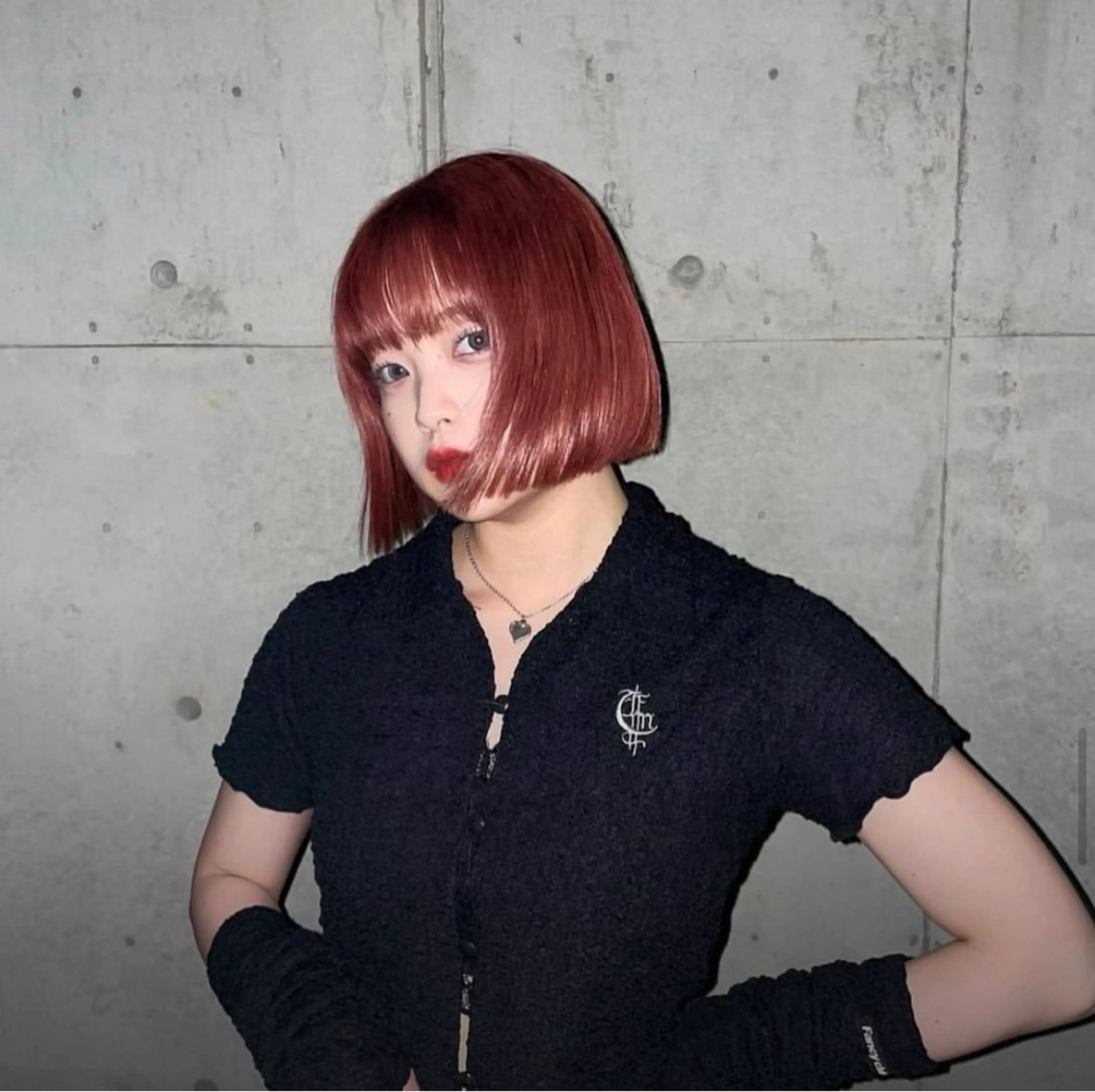 ショート カラー 韓国ヘア/ボブ/レ イヤー/ EMIRIのヘアスタイル