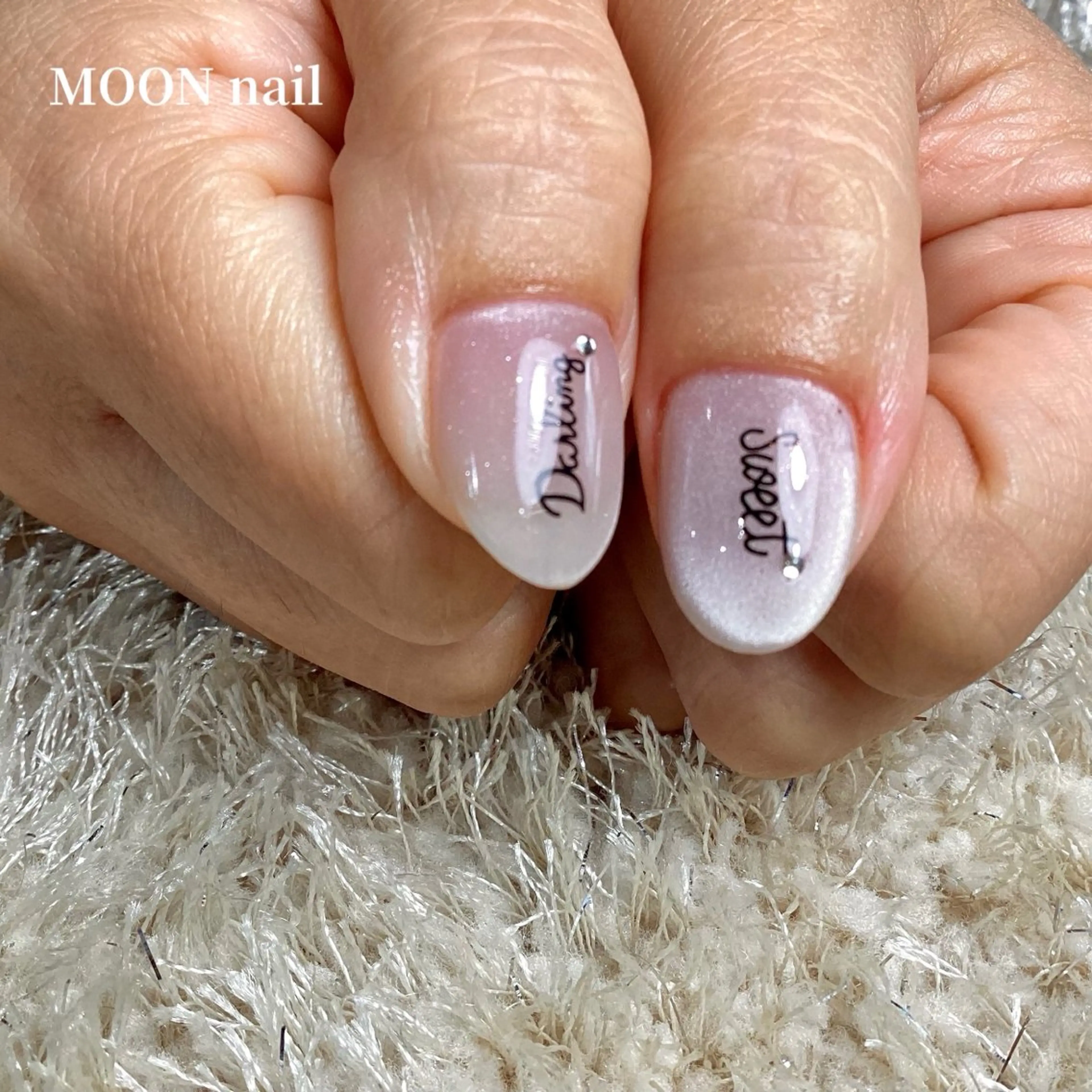 ネイル マグネットネイル ハンドネイル 浦添 MOON  nailのネイルデザイン