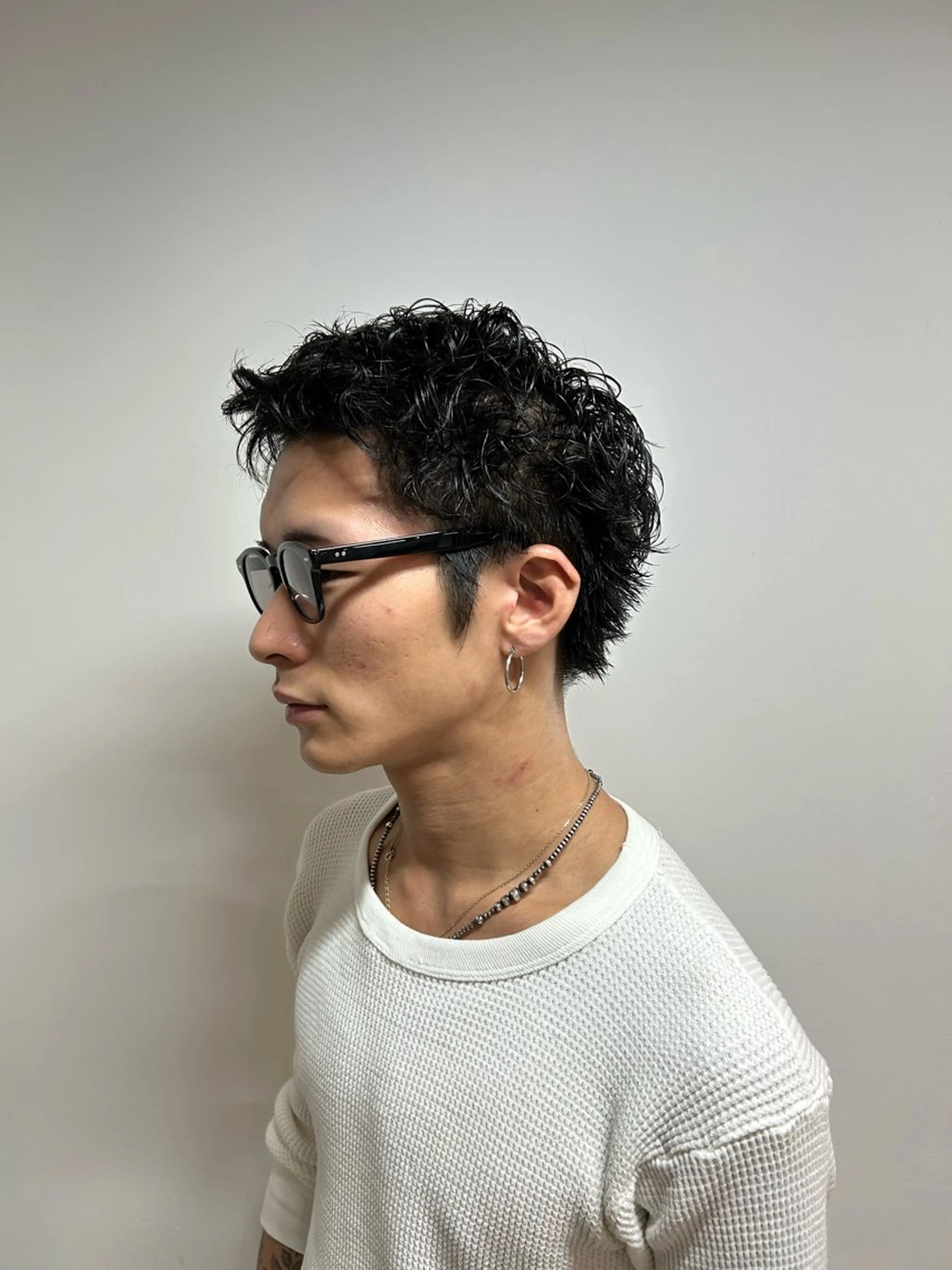 ショート メンズ カット パーマ 相澤 拳のヘアスタイル