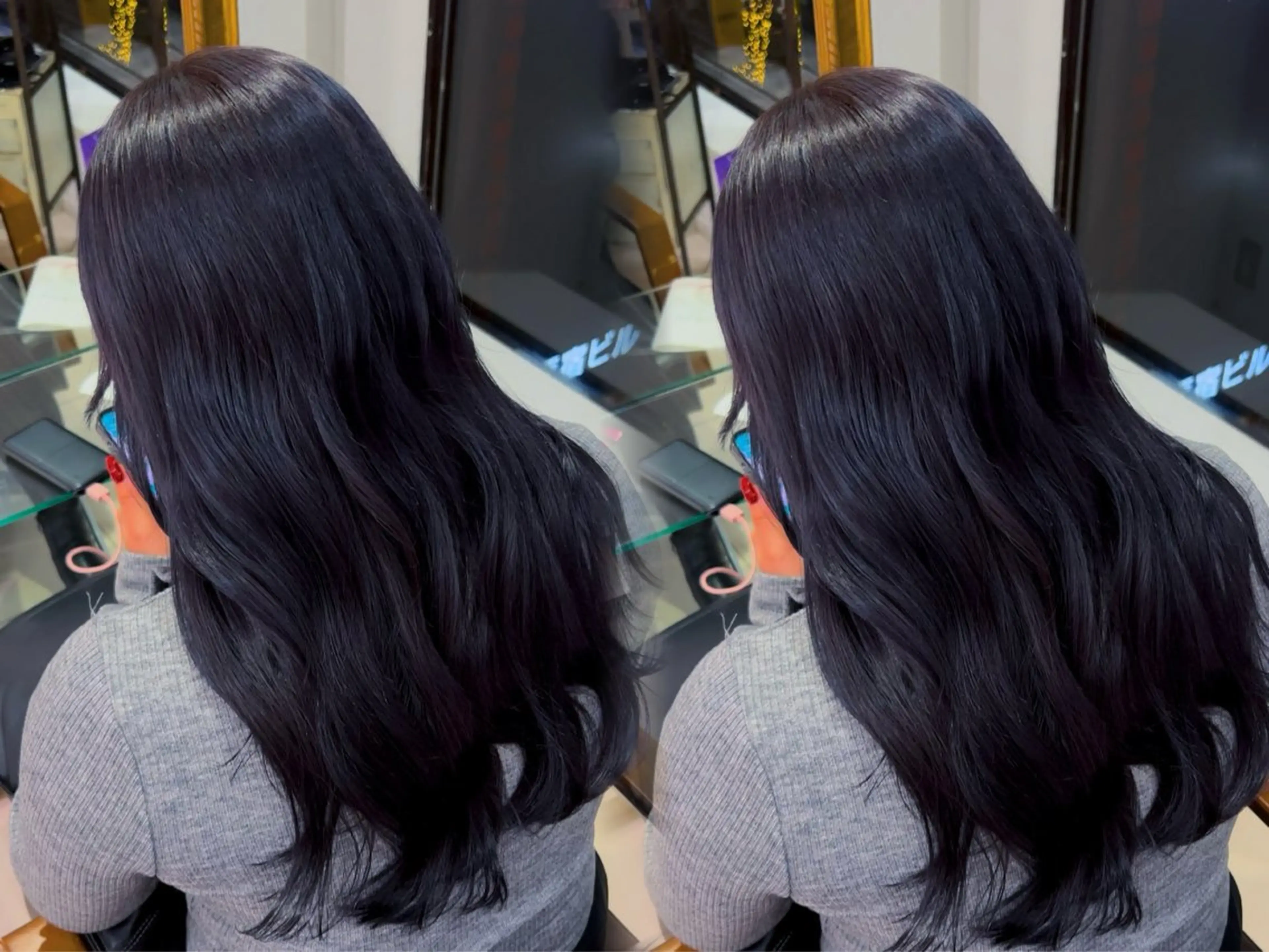 ロング カラー ハイトーンカラー 🤍🫧 長井 律のヘアスタイル