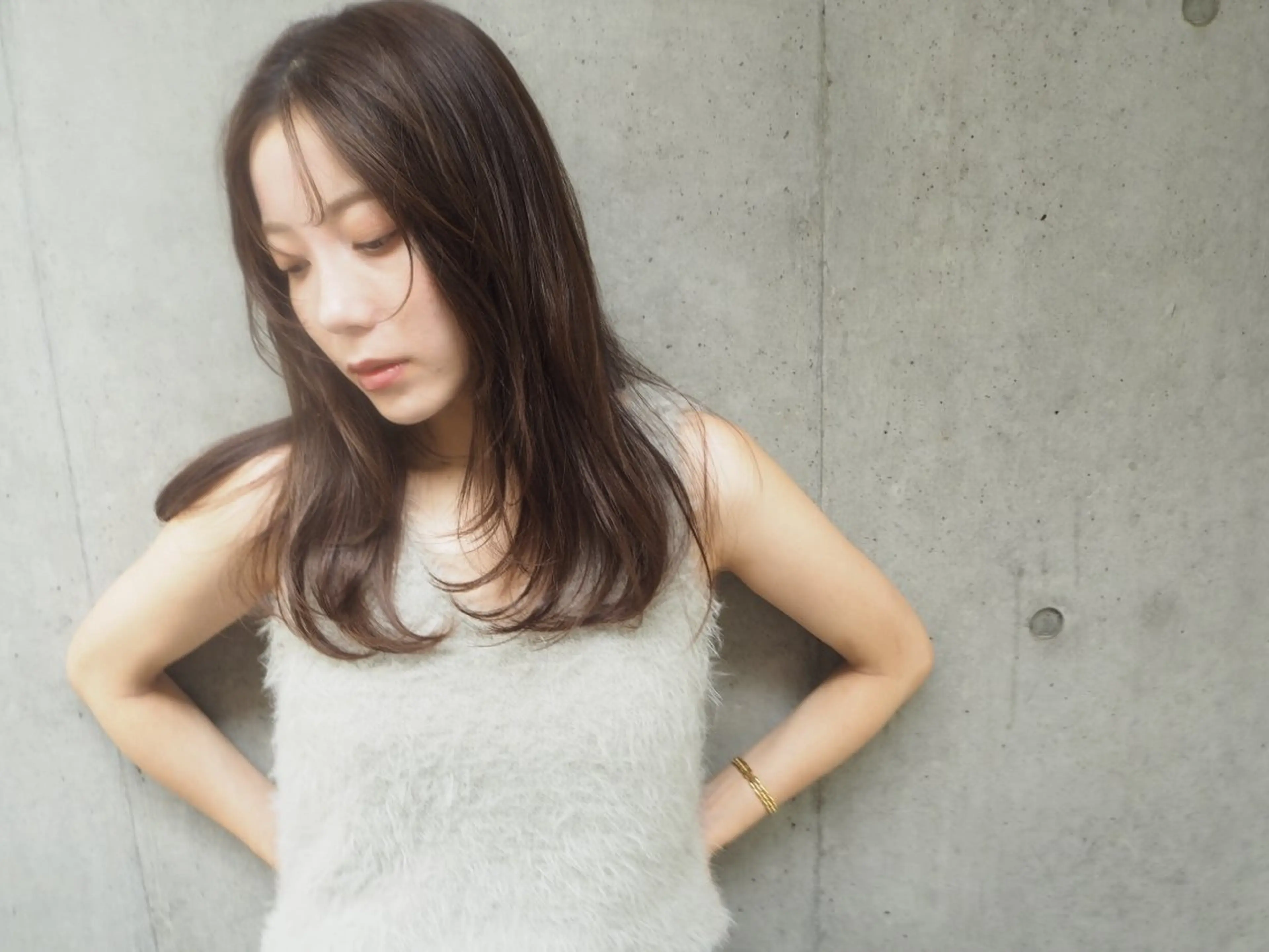 セミロング カラー ヘアアレンジ 髪質改善/縮毛/新宿 🫧SUZUKA🫧のヘアスタイル