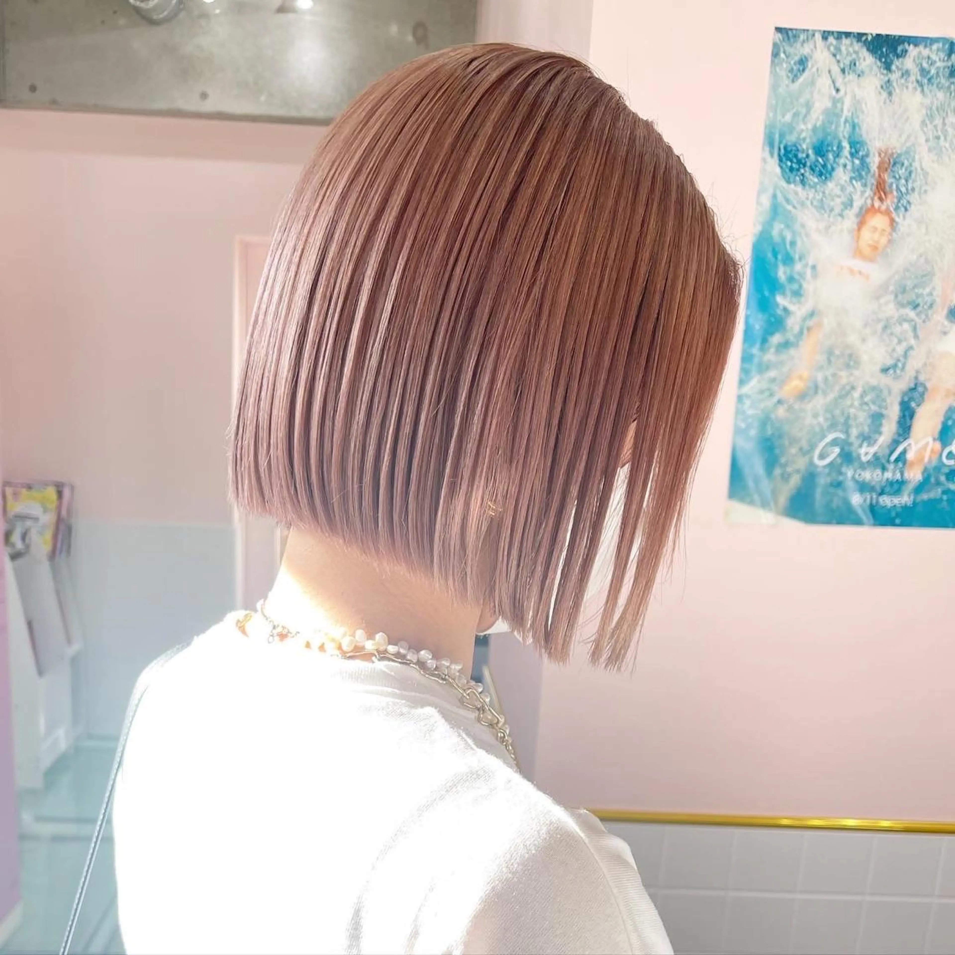 ショート カラー 🦄垢抜けボブ特化× 暖色カラー未来🦄のヘアスタイル