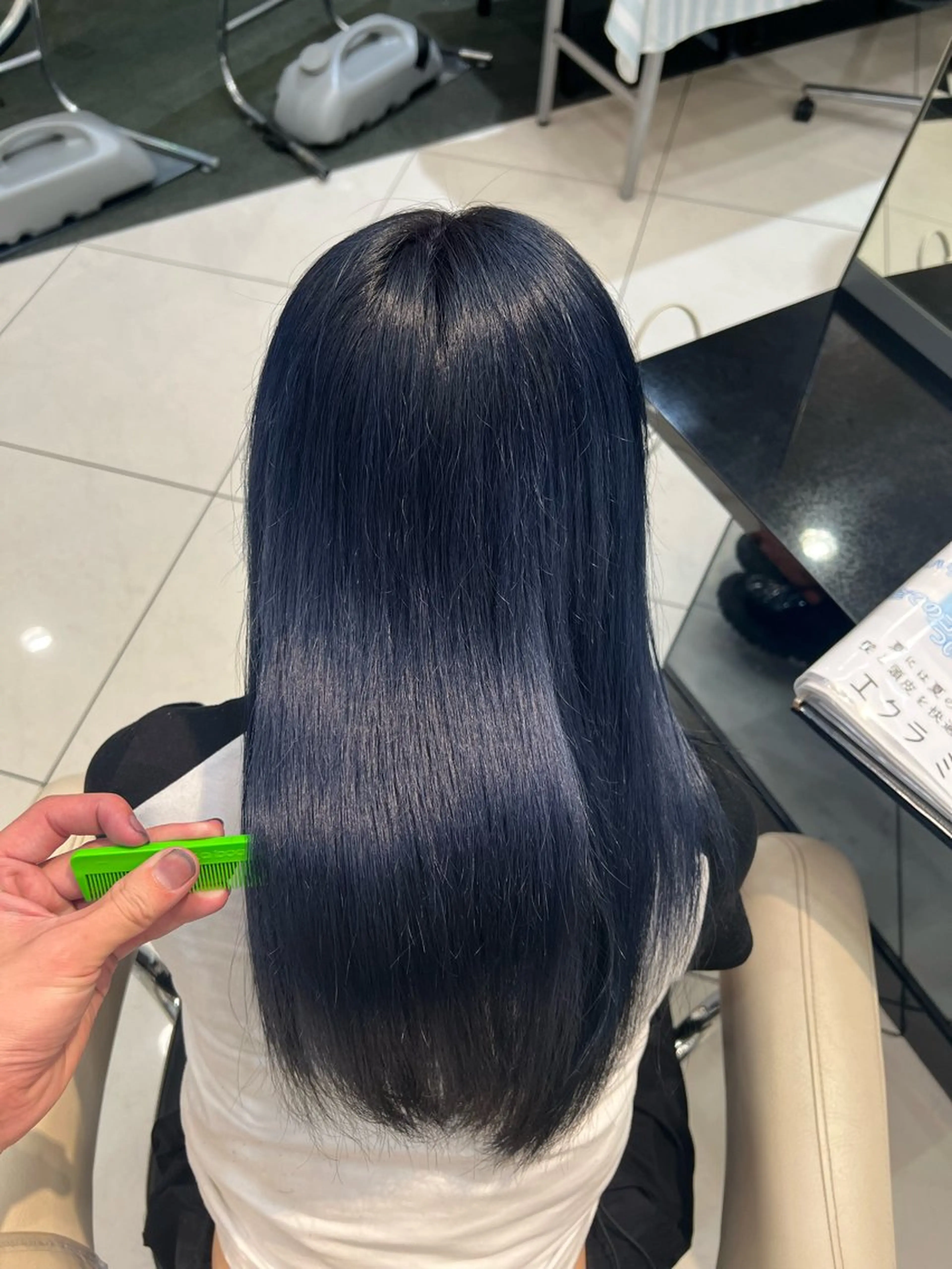 ロング カラー 【似合わせカラー】 西口嶺河のヘアスタイル