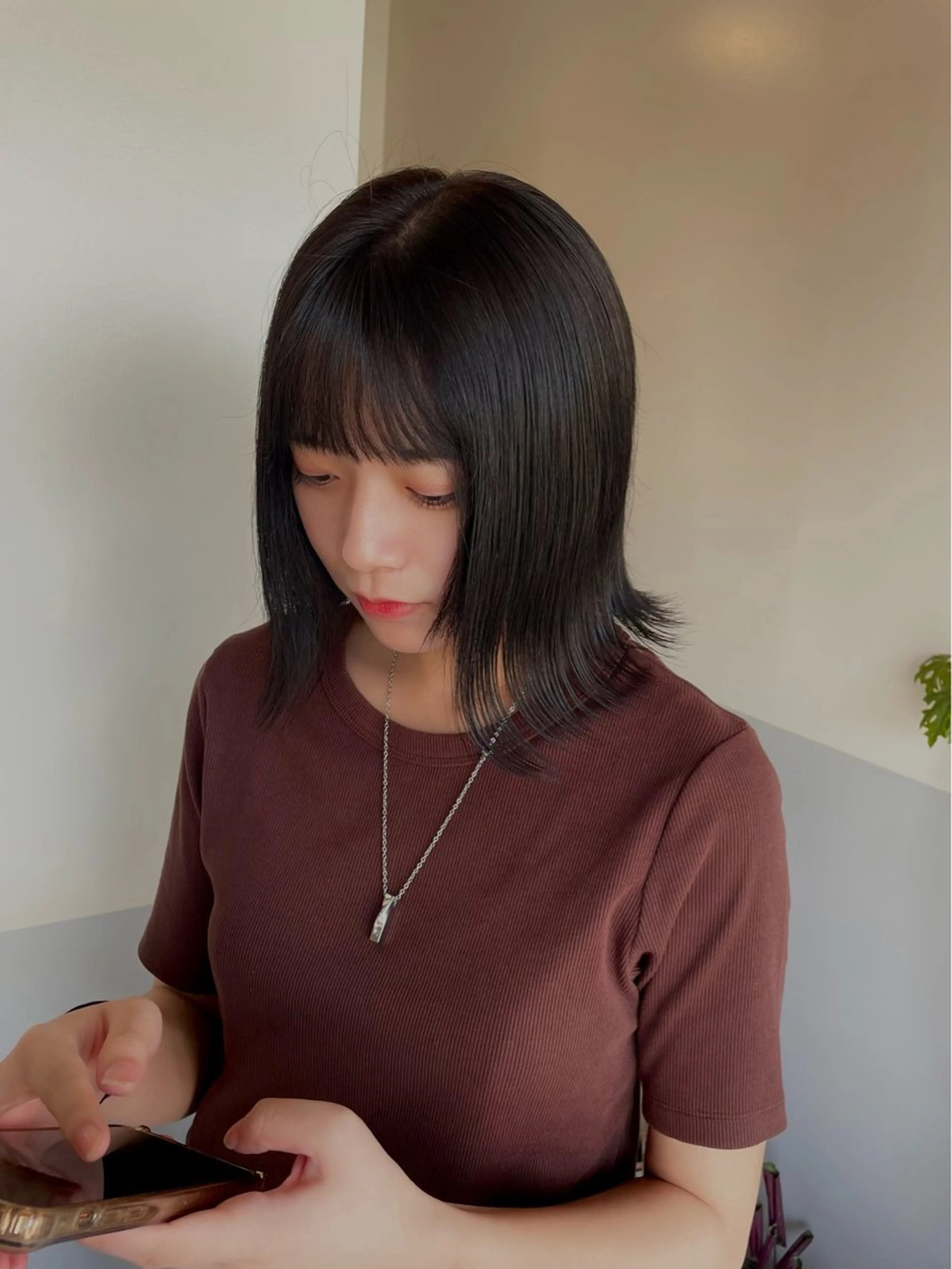 ミディアム 鈴木 美由華のヘアスタイル