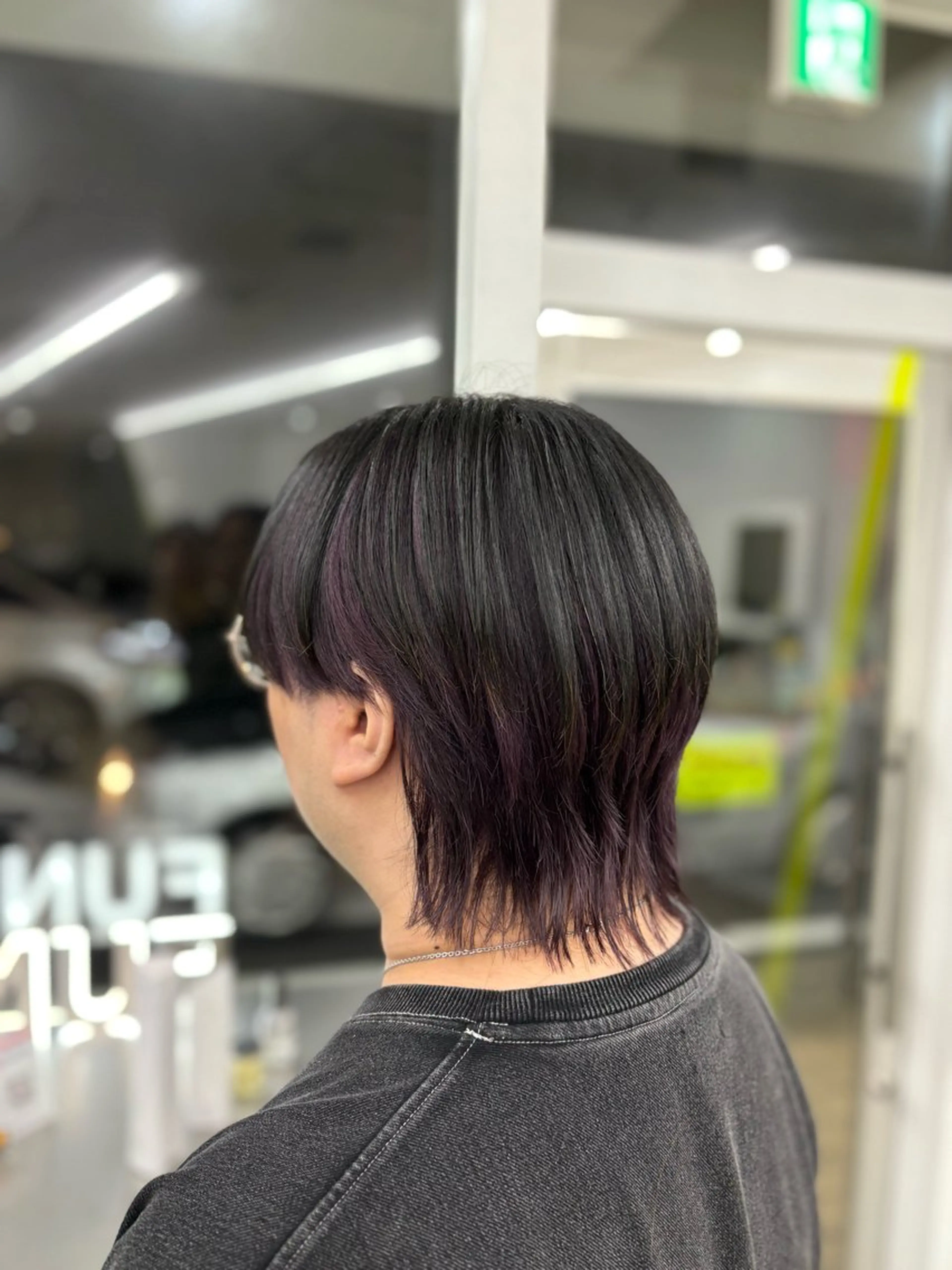 ショート カラー メンズ ブリーチなし透明感 カラー✨横山 佳希のヘアスタイル