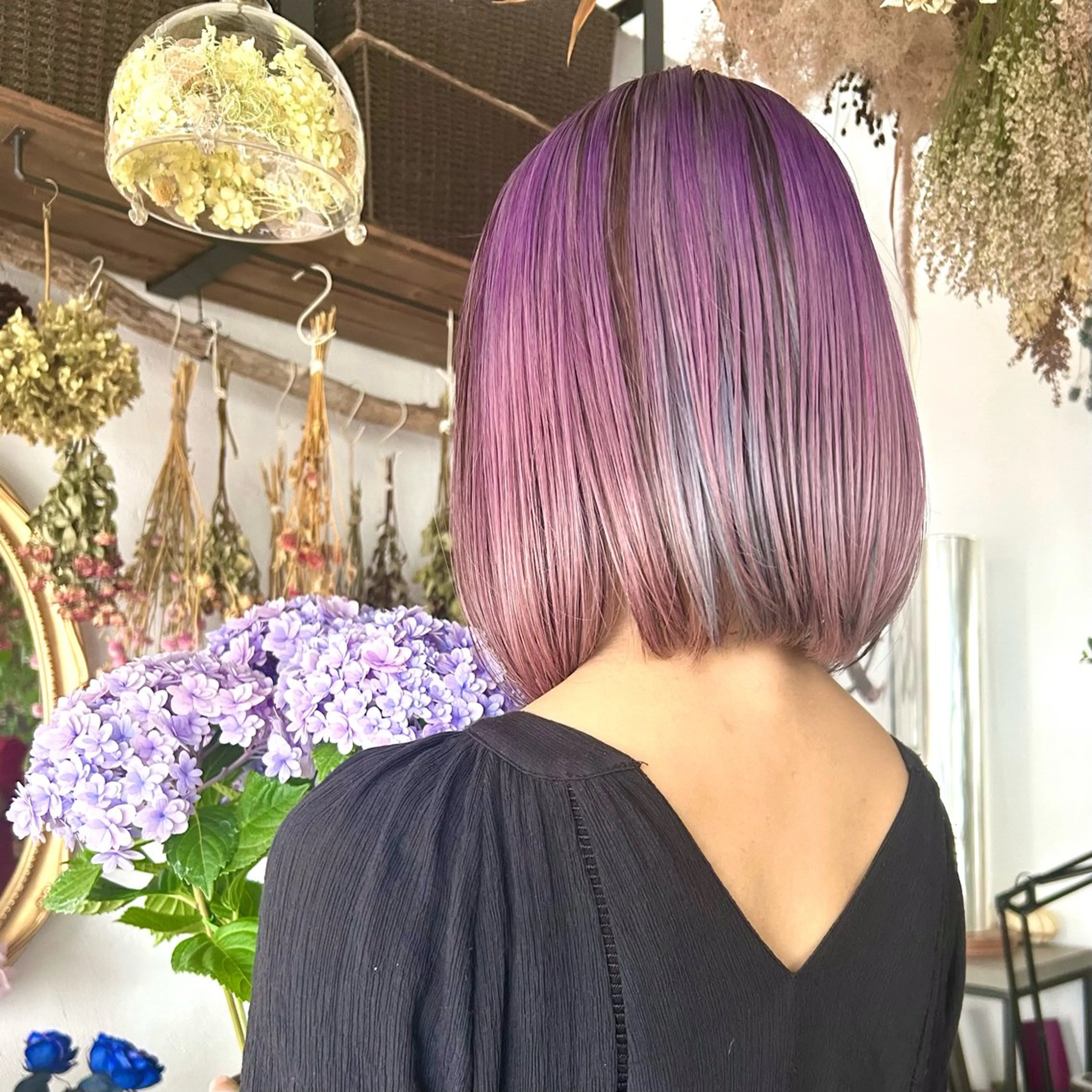 ミディアム カラー HAIR&SPACE 7Bridge所属・7Bridge 滝内ひよりのヘアスタイル