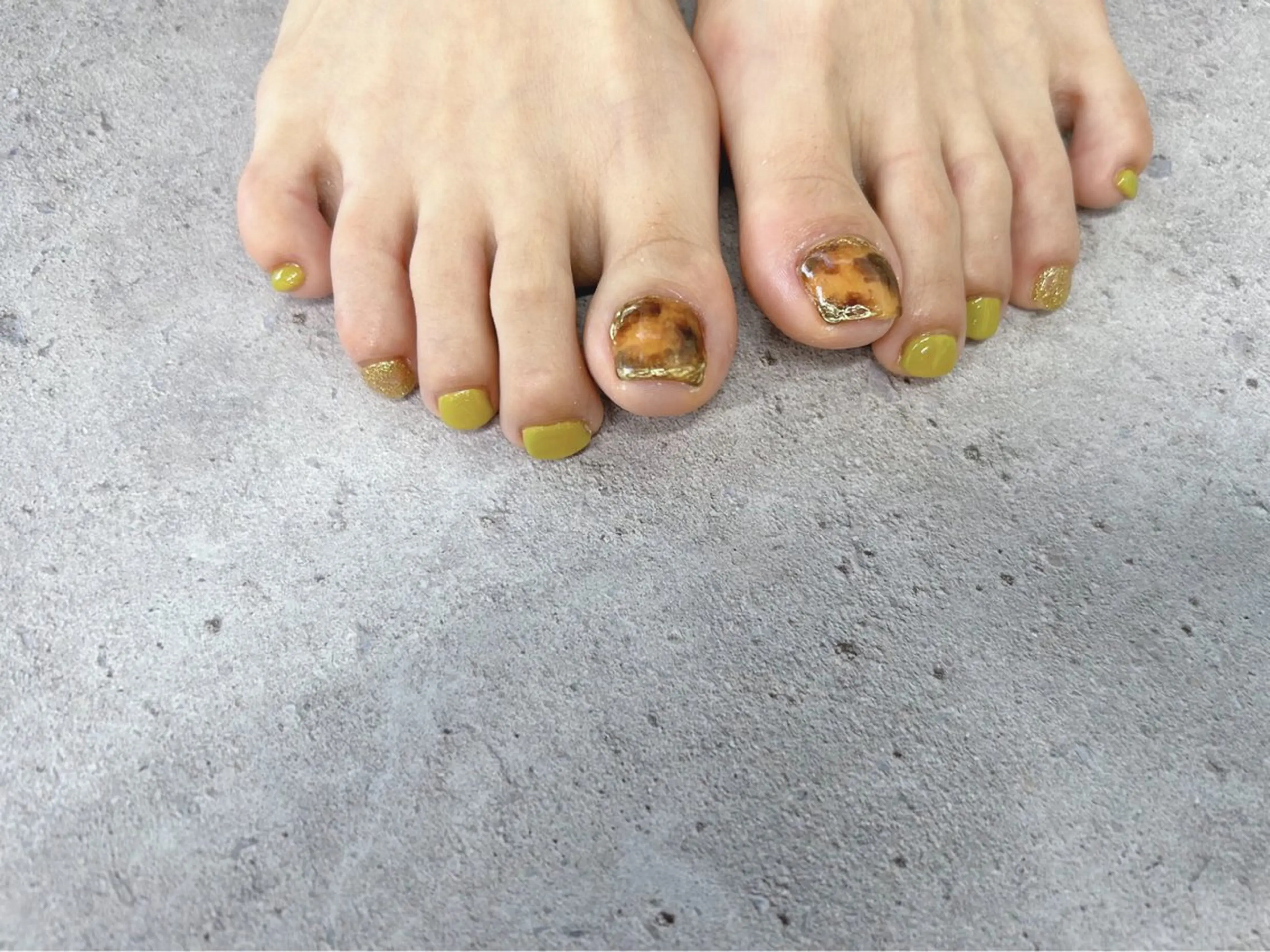 ネイル べっ甲ネイル フットネイル Nail Salon agré所属・agré ネイルサロン　アグレのネイルデザイン