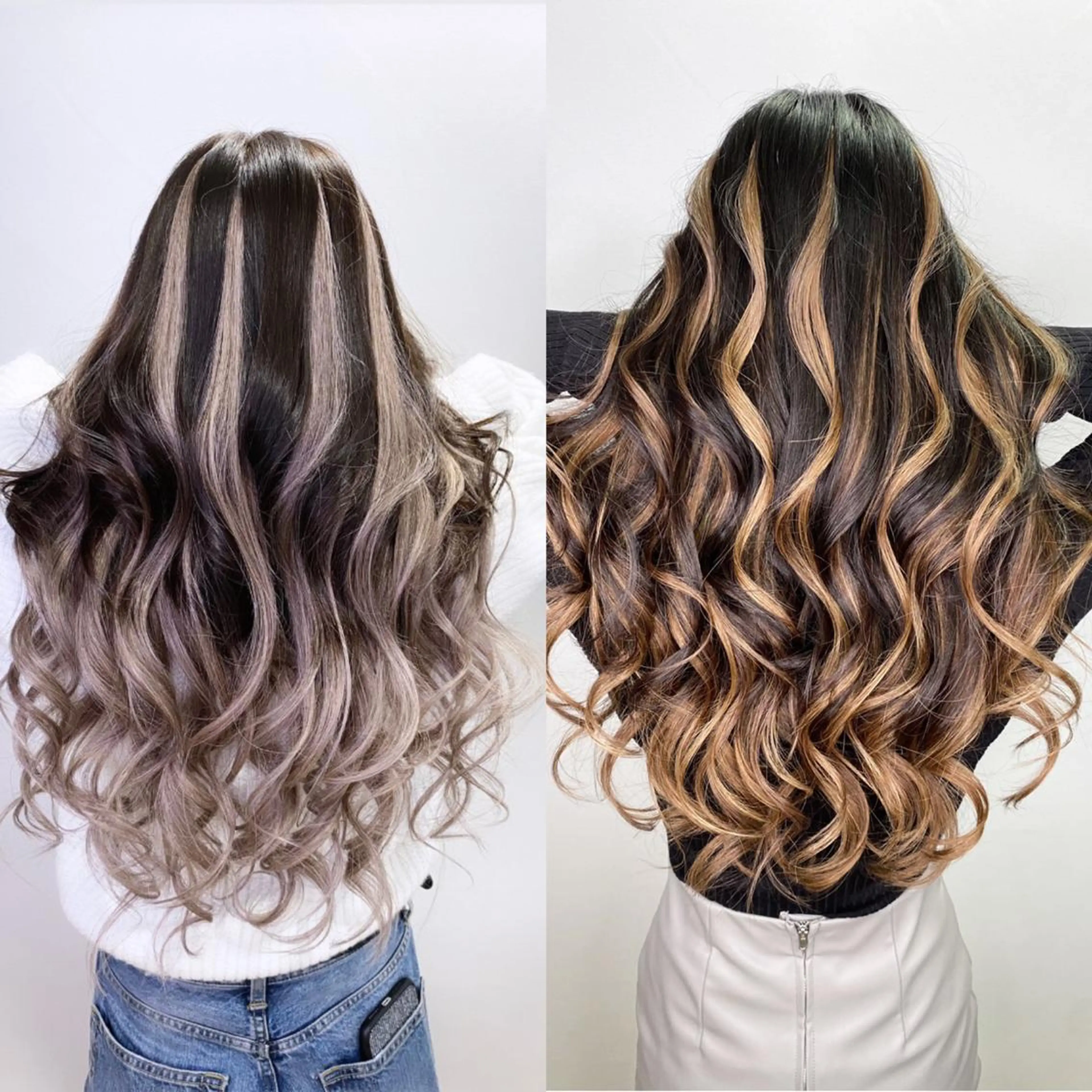 ミディアム シールエクステ エクステ 💎馴染むエクステ ×カラーTOMO💎のヘアスタイル