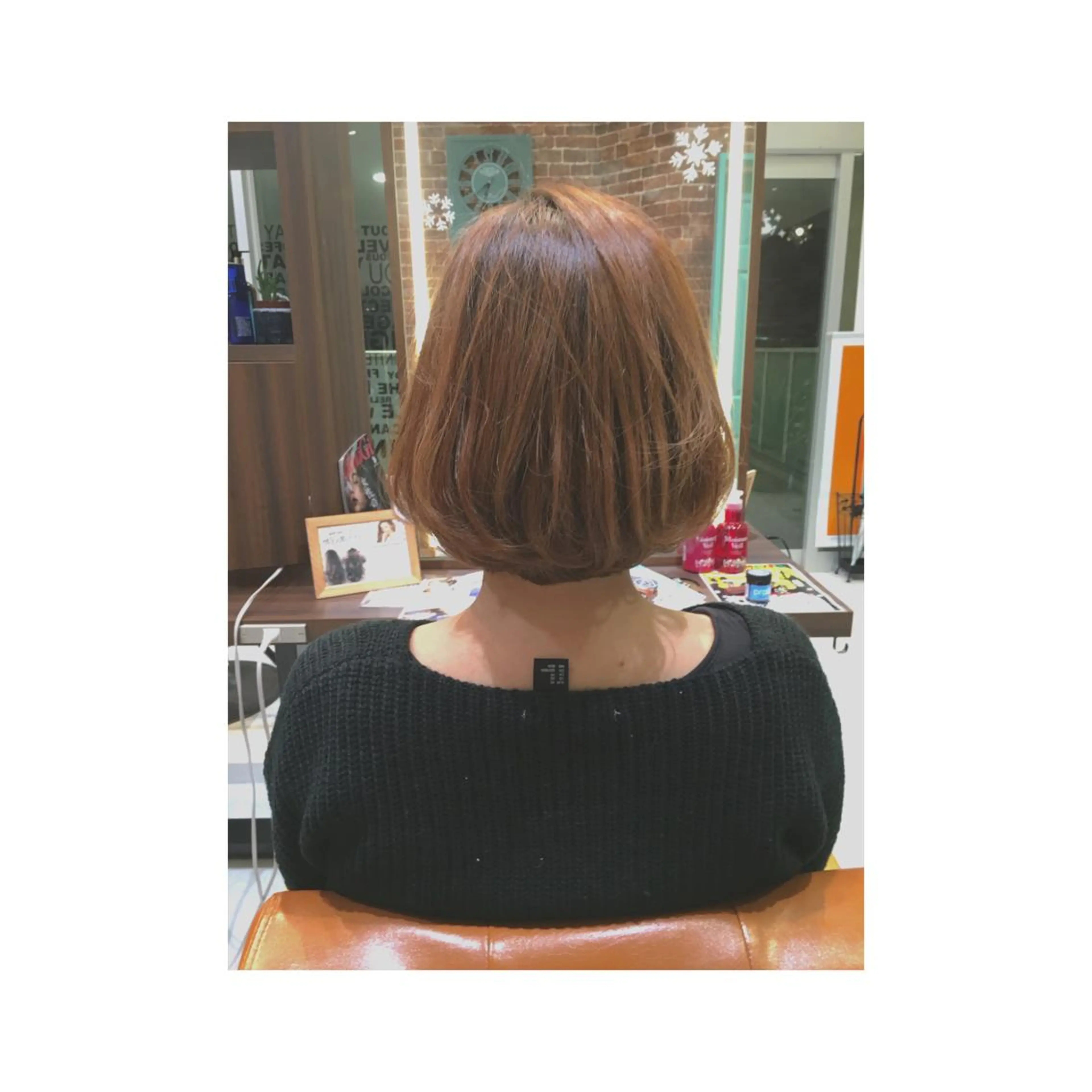 ショート ボブ SAKURA 原宿所属・なかの たくみのヘアスタイル