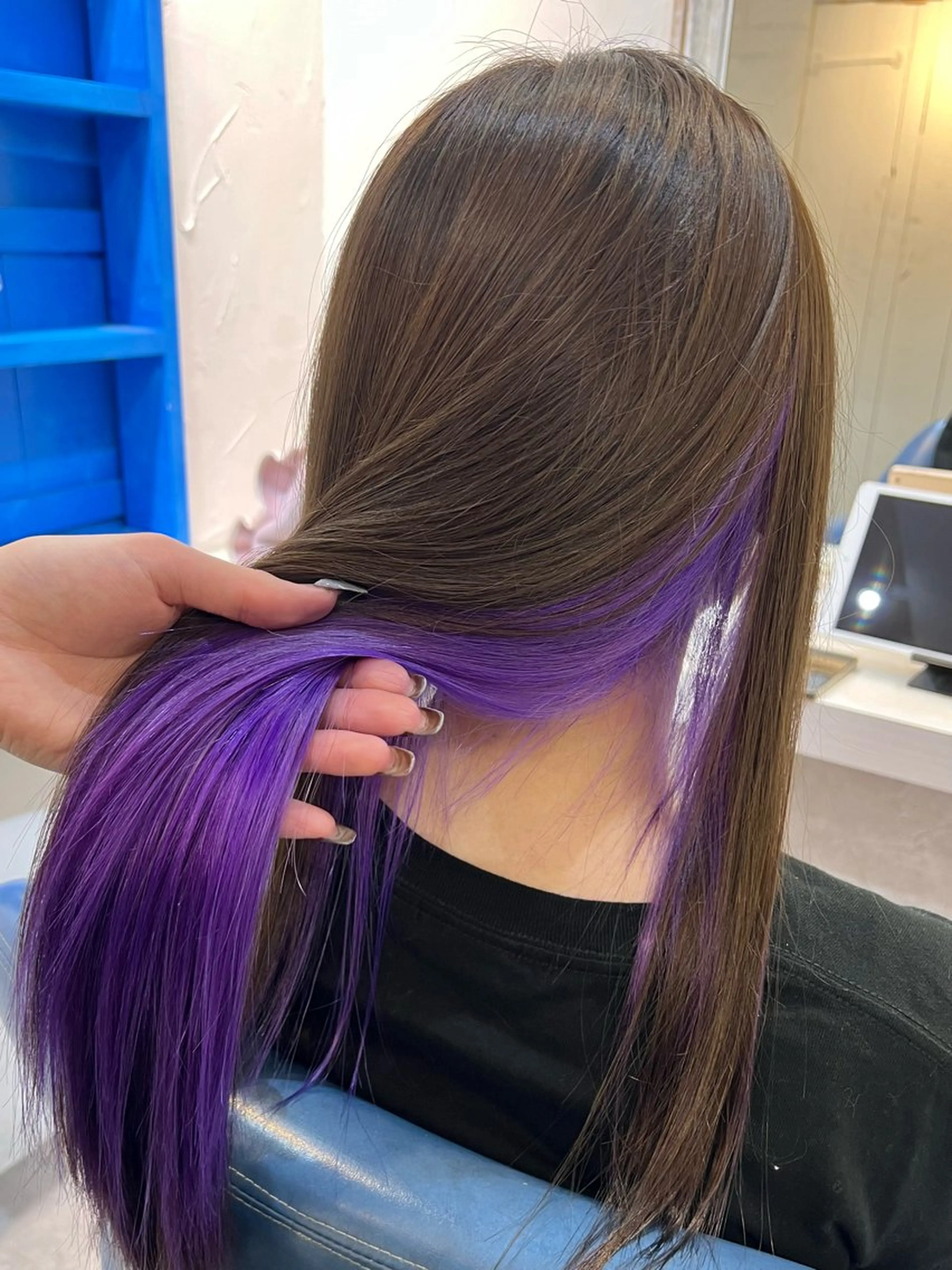 セミロング カラー ヘアカラー uros.所属・メンズパーマ/ エクステ🌞セナのヘアスタイル