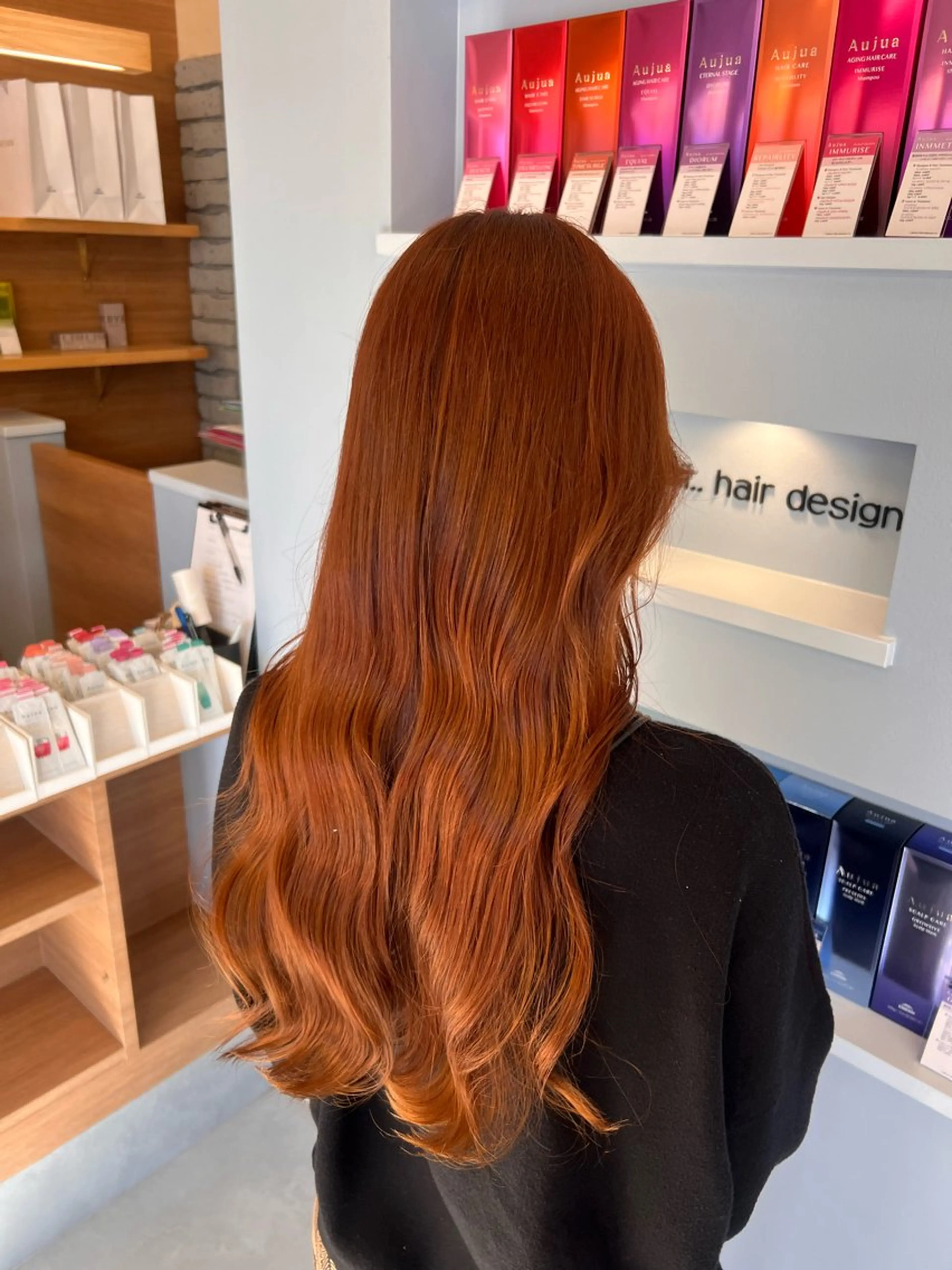 ロング カラー 🫧ケアブリーチ🫧 ✨艶カラーのヘアスタイル