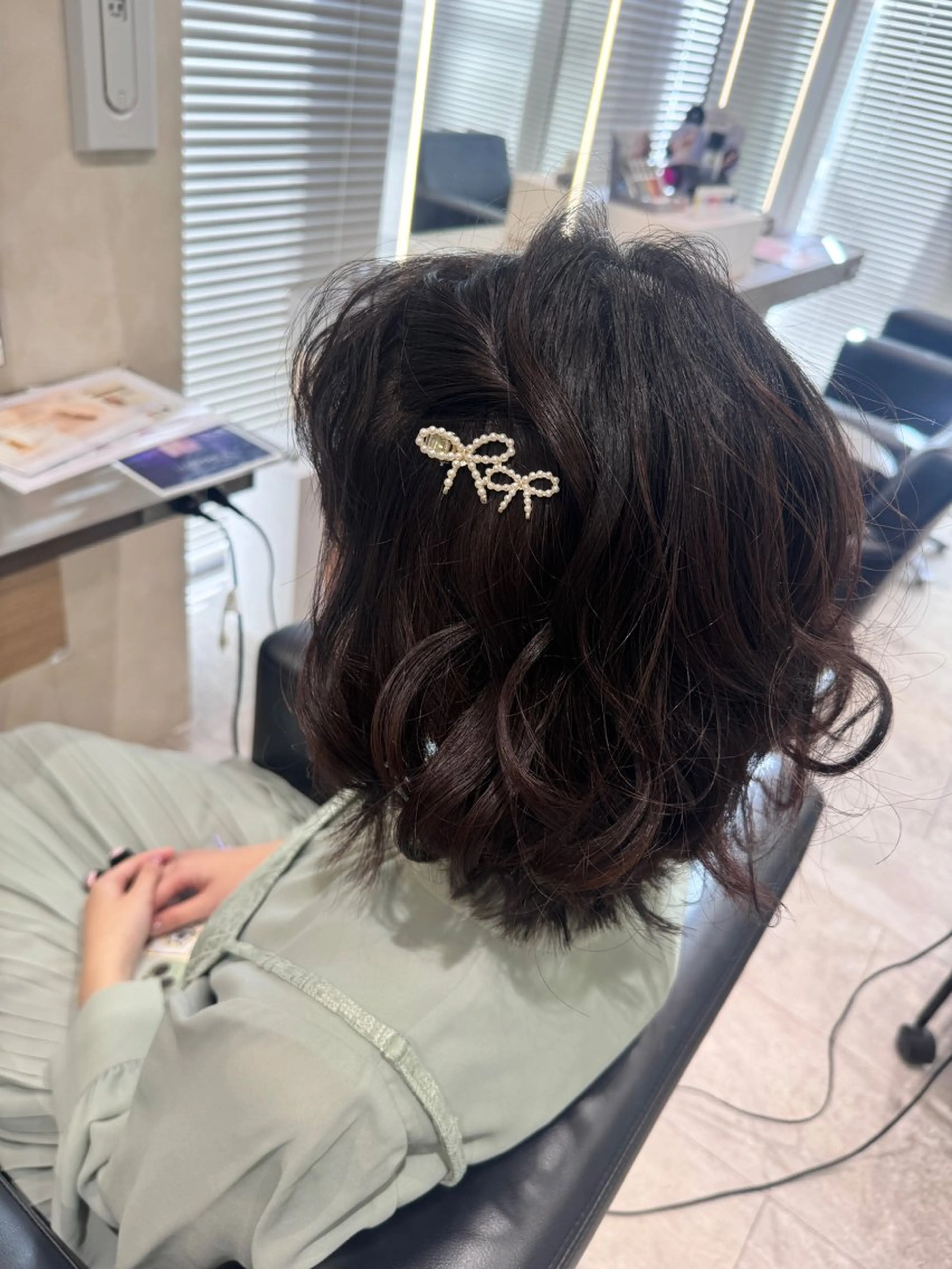 ミディアム ヘアアレンジ ミディアムパーマ sakura❀/板橋 モデル募集中🪄︎︎のヘアスタイル