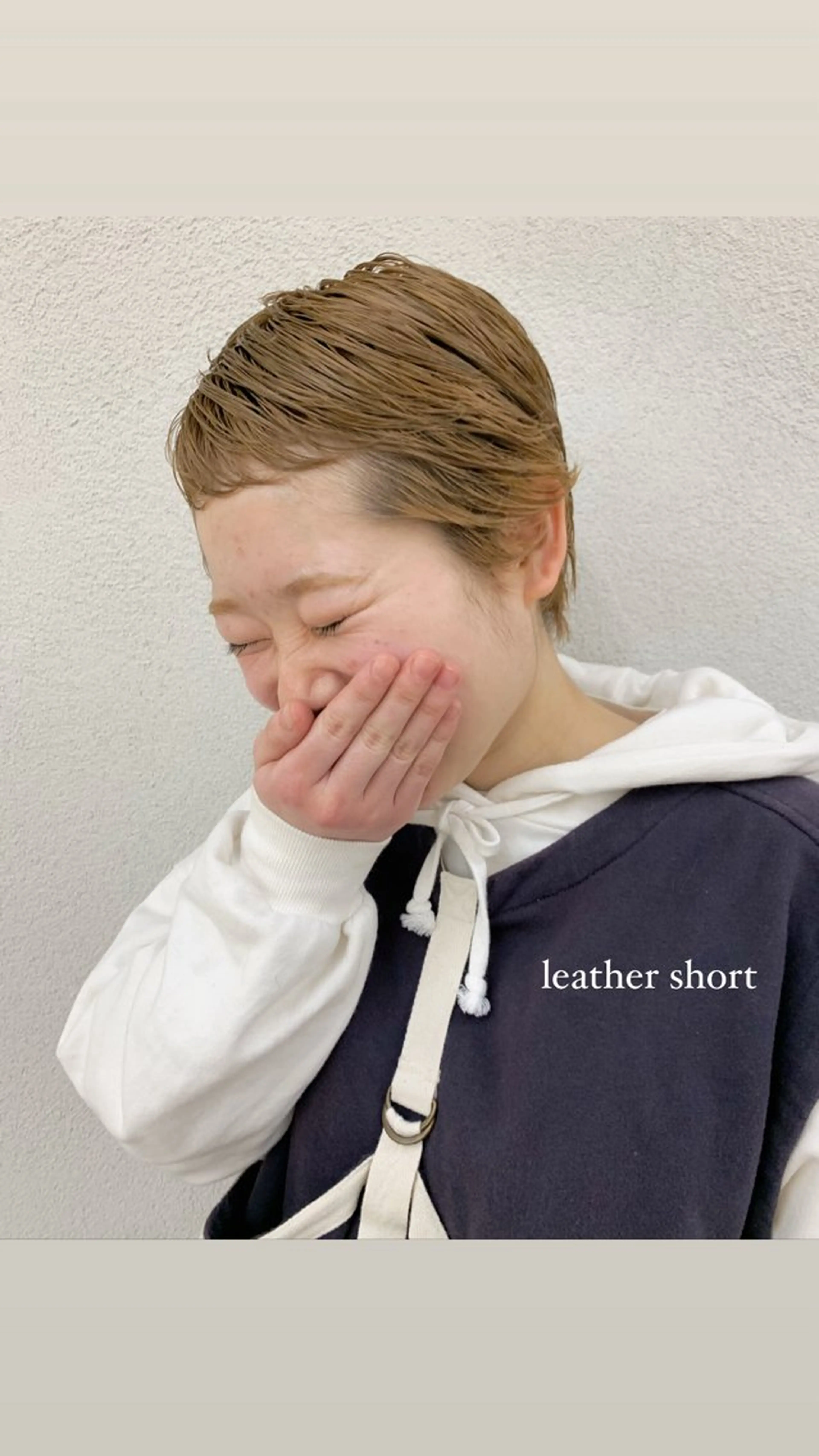 ショート カラー カット ヘアカラー haco＋所属・圧倒的デザイン力 店長🎨RENAのヘアスタイル