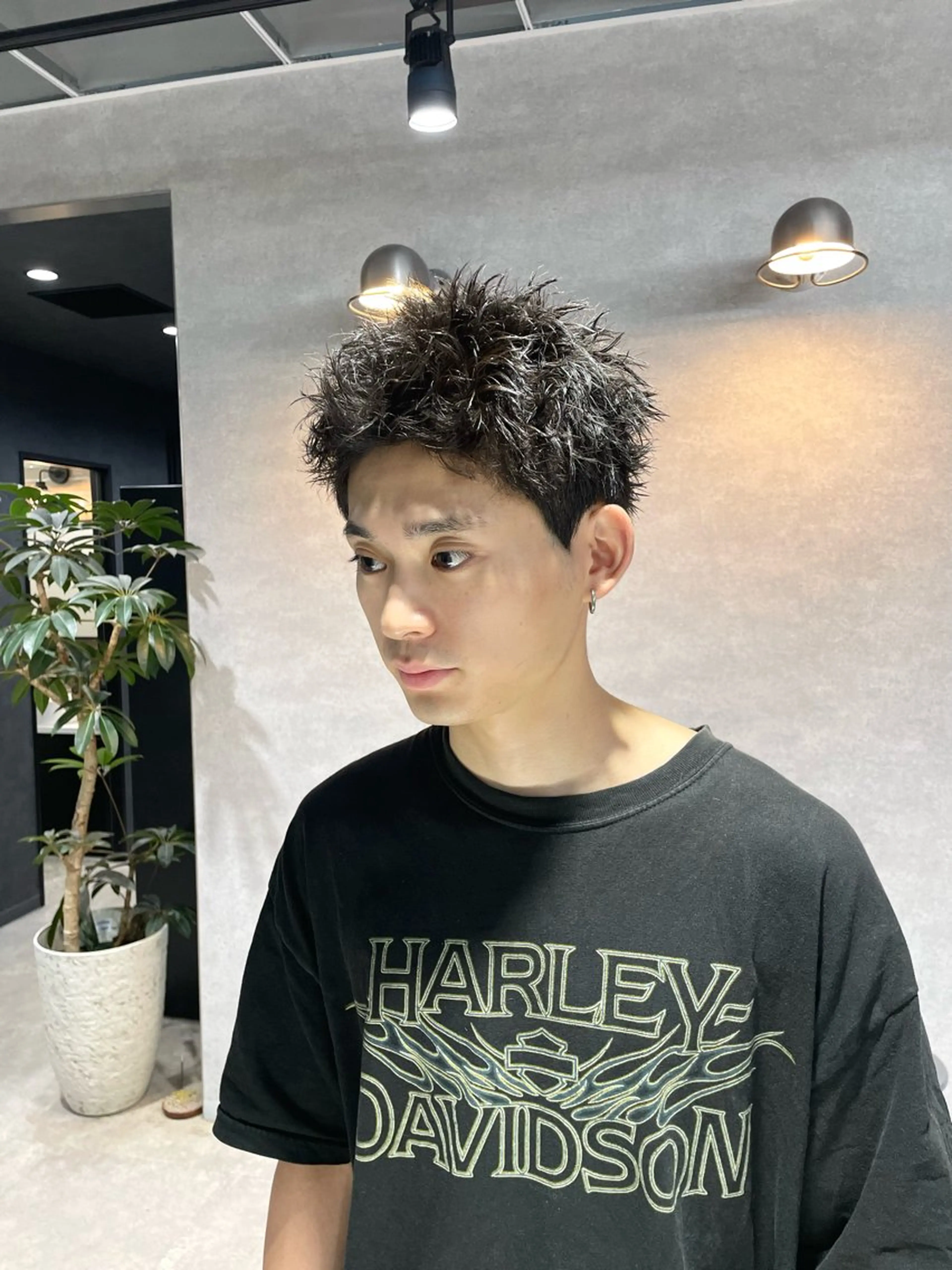 ショート パーマ メンズ メンズパーマ スパイキーショート ショートヘア トレンド🔥メンズ 特化⚡️網野裕希のヘアスタイル